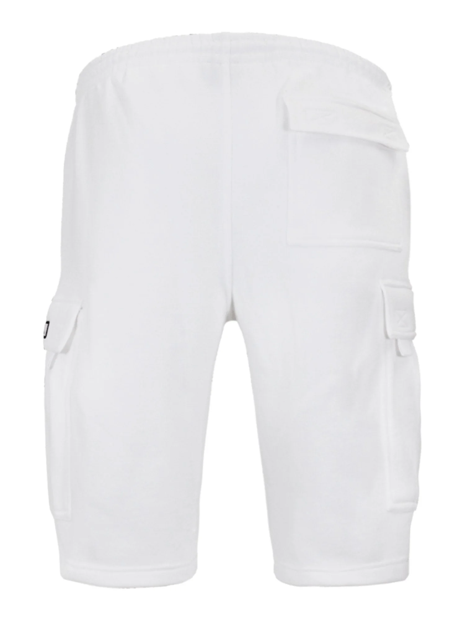 Victorious Men's Heavyweight Fleece Cargo Shorts VS76 - White - Medium