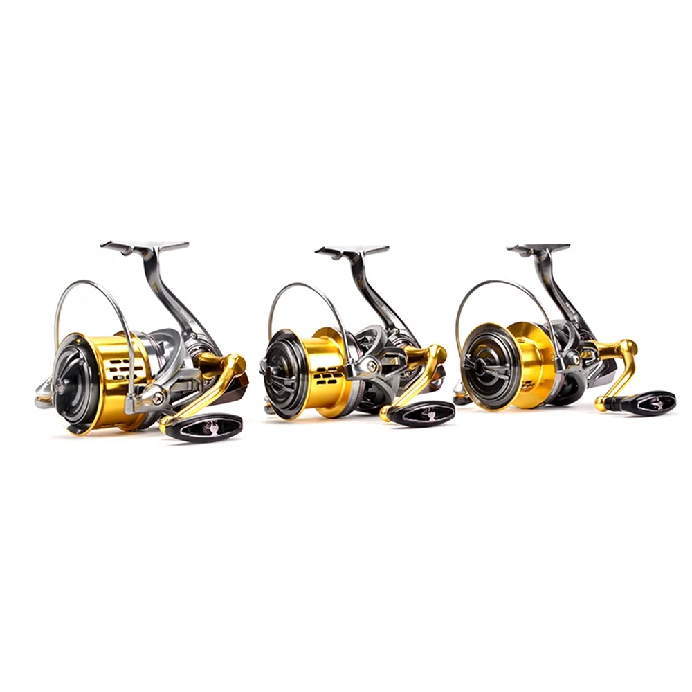 Durable spinning Stainless Steel Fishing Reel8+1 Ball Bearing, Powerful Drag System, Foldable Handle
