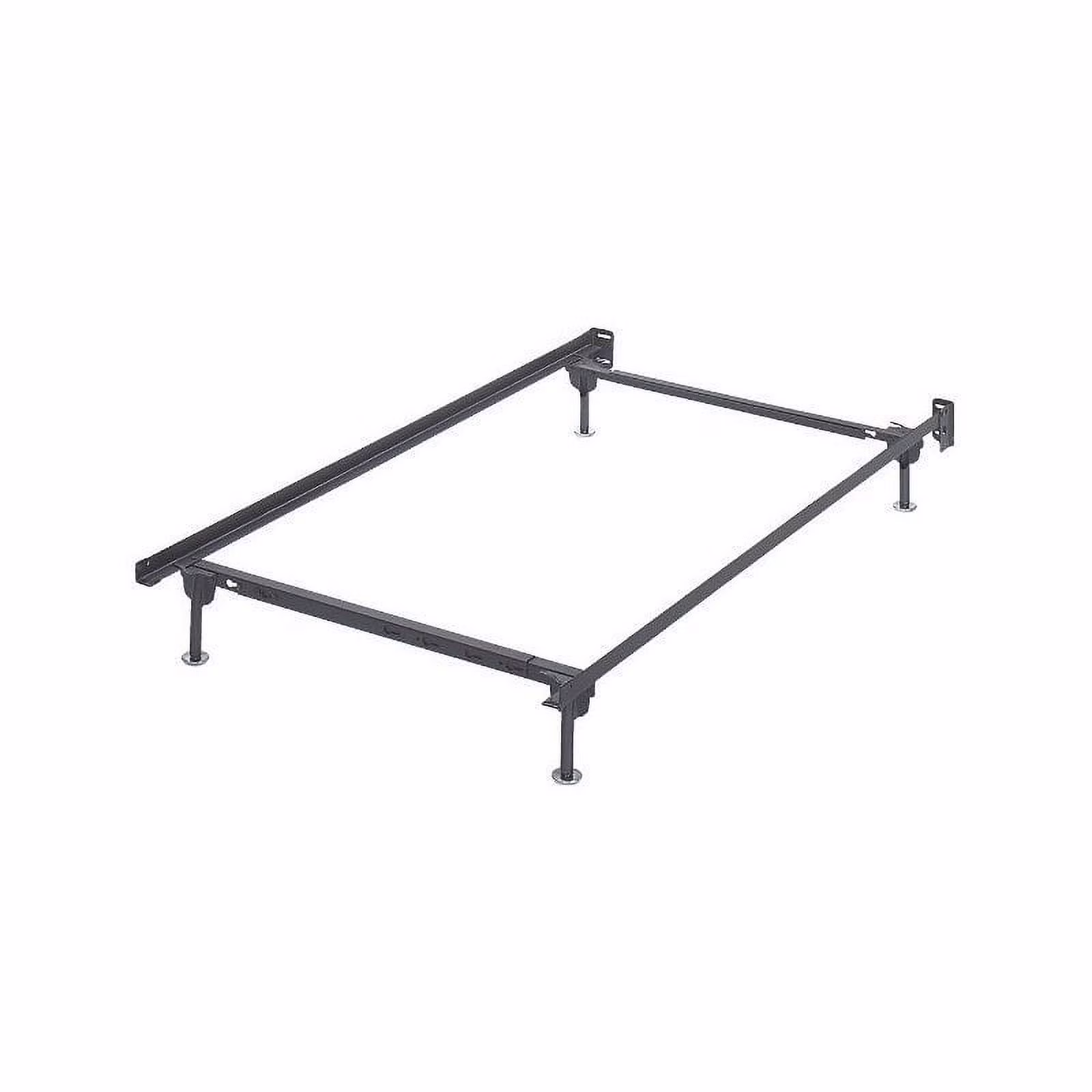 Bowery Hill Twin Metal Bed Frame in Black
