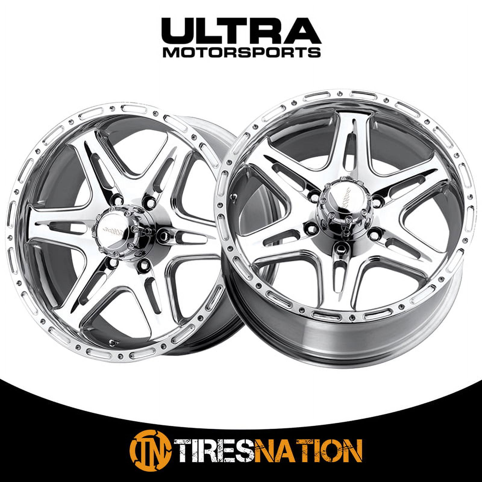 Ultra 208P Badlands 16x8 5x114.3 +10et Polished Wheel 2015 Toyota Tacoma