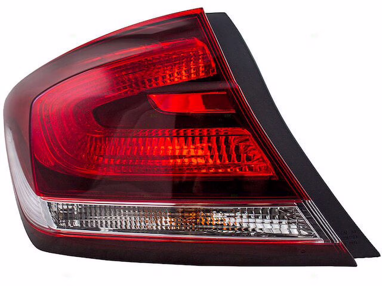 Left Tail Light Assembly - Compatible with 2013 - 2015 Honda Civic 2014