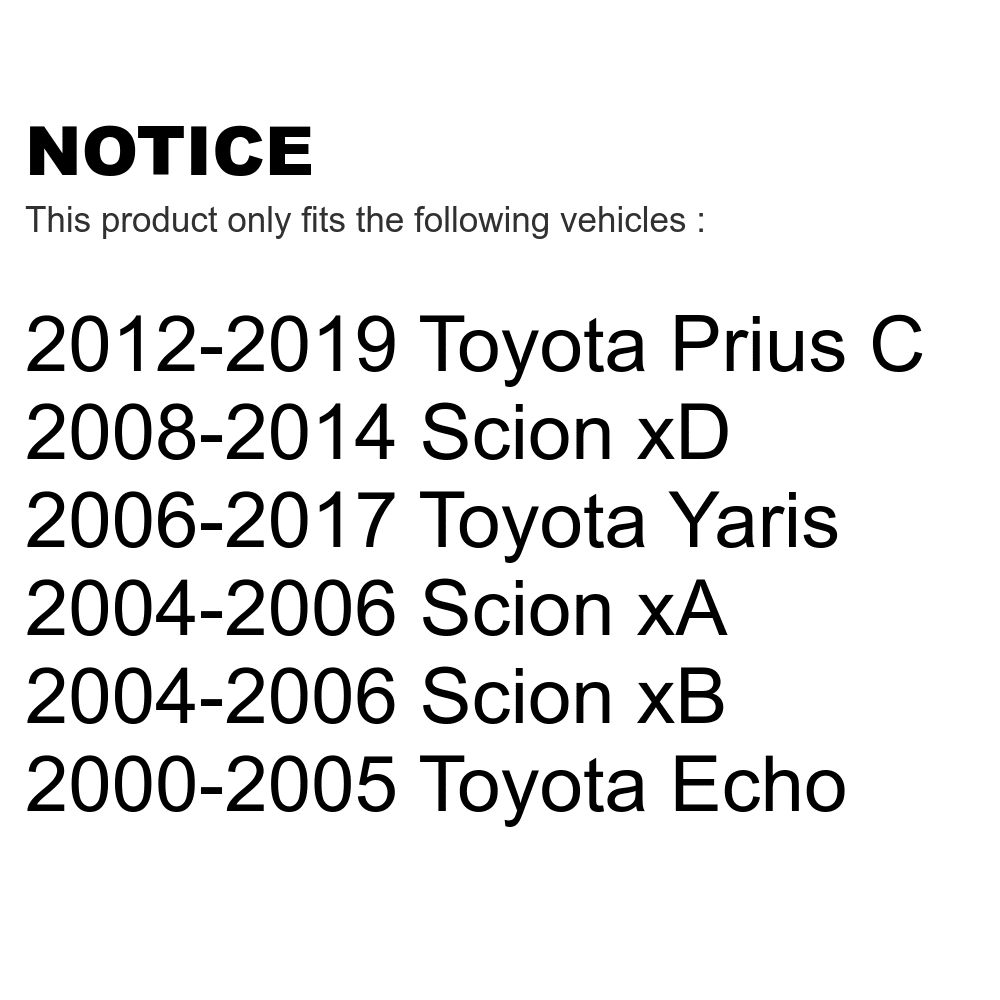 Front Lower Suspension Ball Joints Pair For Toyota Yaris Scion Prius C xB xD Echo xA KTR-101147