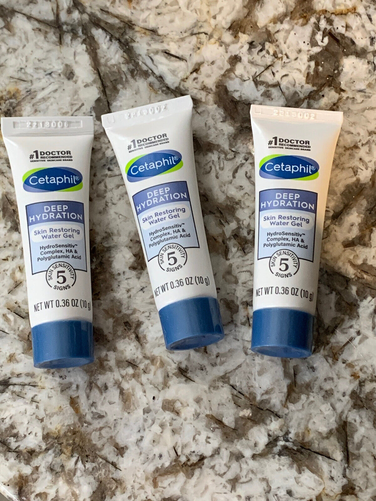 NEW CETAPHIL 3x Deep Hydration Skin Restoring Water Gel, 0.36 oz Fragrance Free