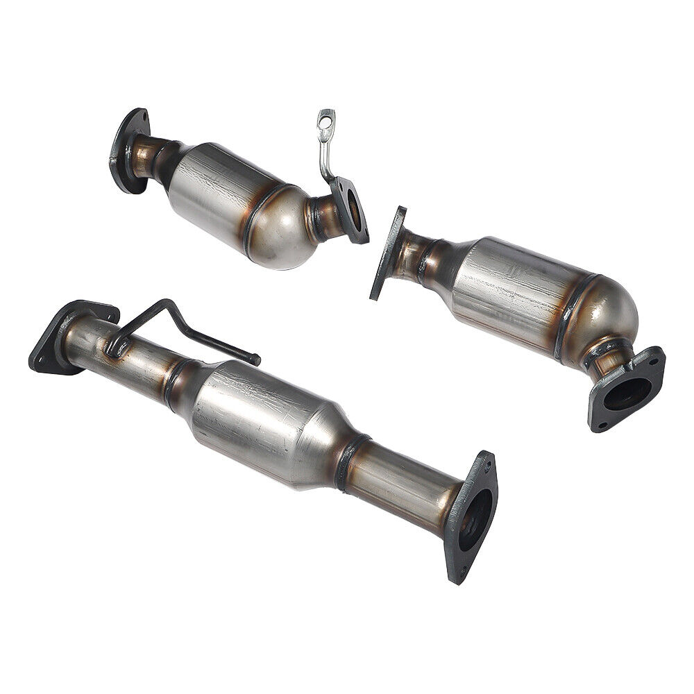 Effortless Emission Control - 3 Catalytic Converters Set for Buick Enclave, Chevy Traverse, GMC Acadia (09-17)