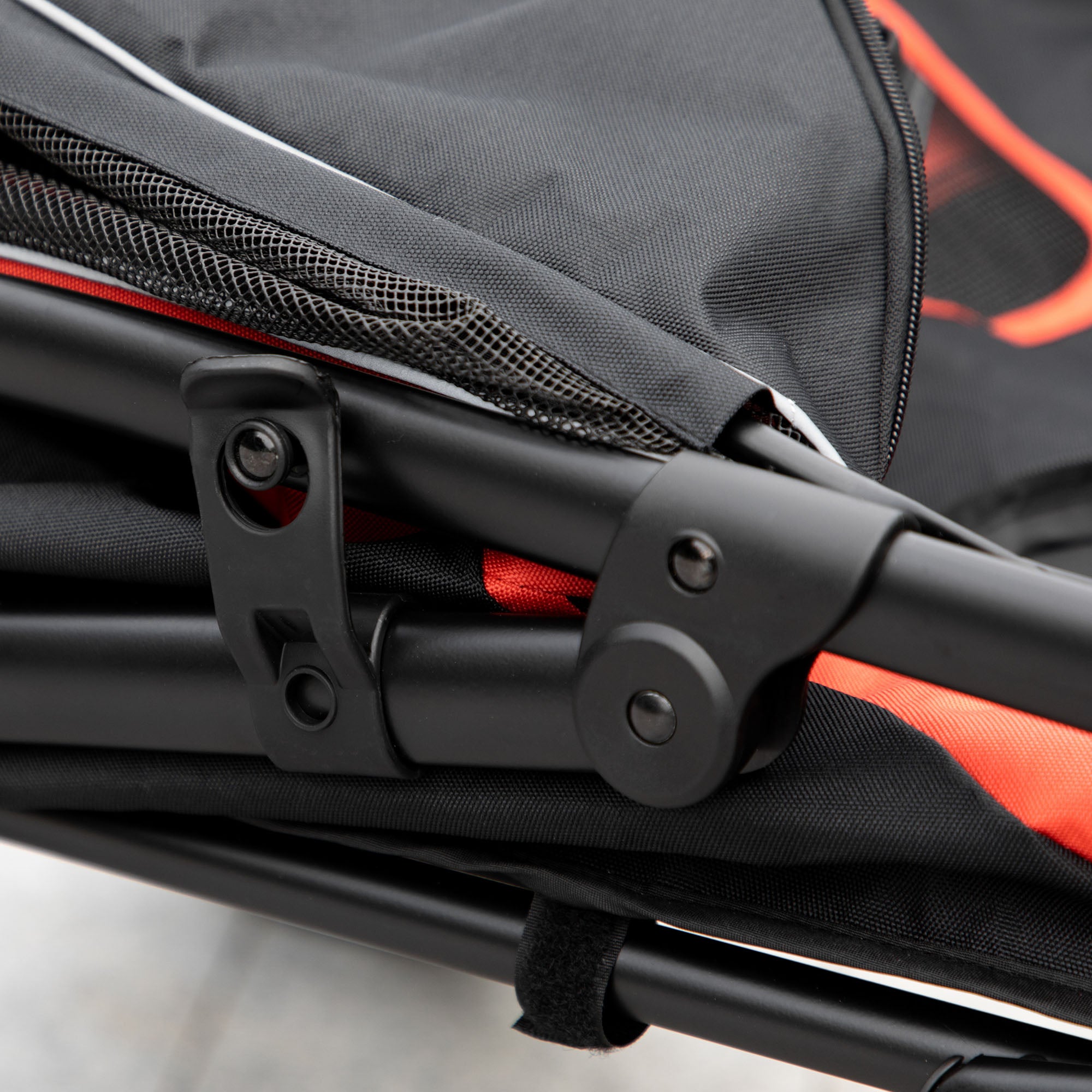 Pet Stroller - Foldable Dog Stroller with 2 Safety Lashes - Gray