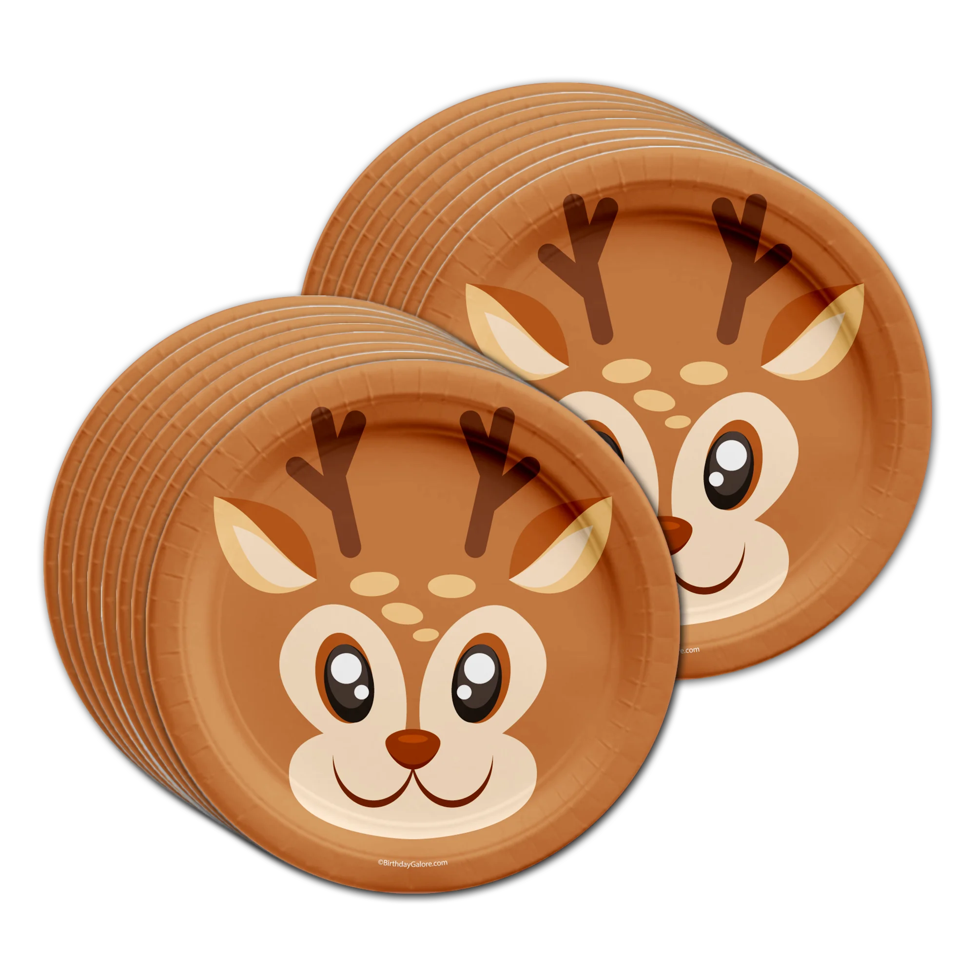 Deer Birthday Party Supplies Set Plates Napkins Cups Tableware Kit for 16