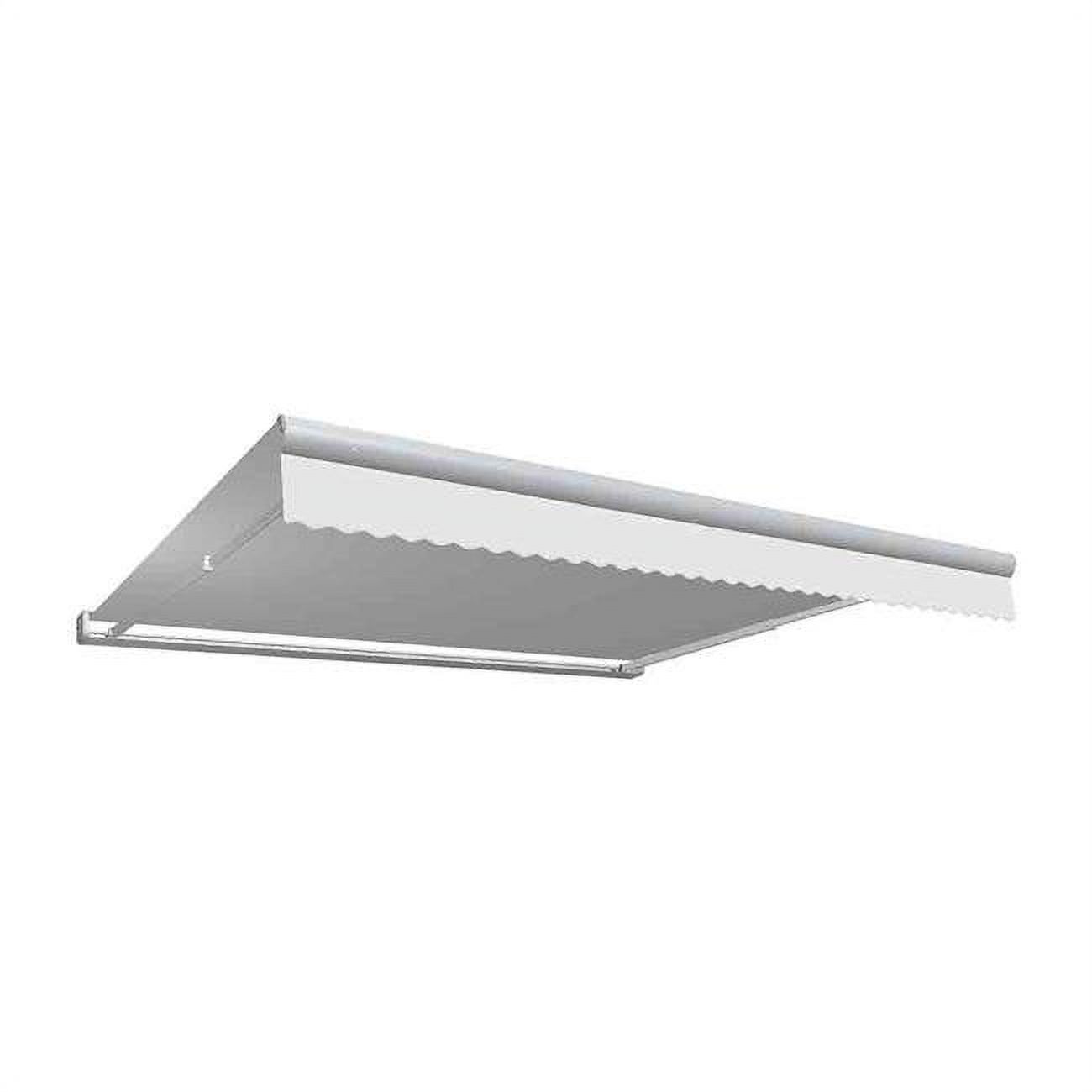 14 ft. Key West Full Cassette Left Motor Retractable Awning, Off White - 120 in.