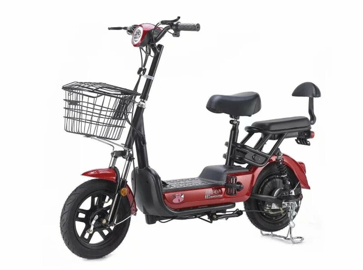 Tiger Jet 500W 48V Electric Scooter With Remote Start, 2 Seats And Detachable Battery Compartment (Updated Version)