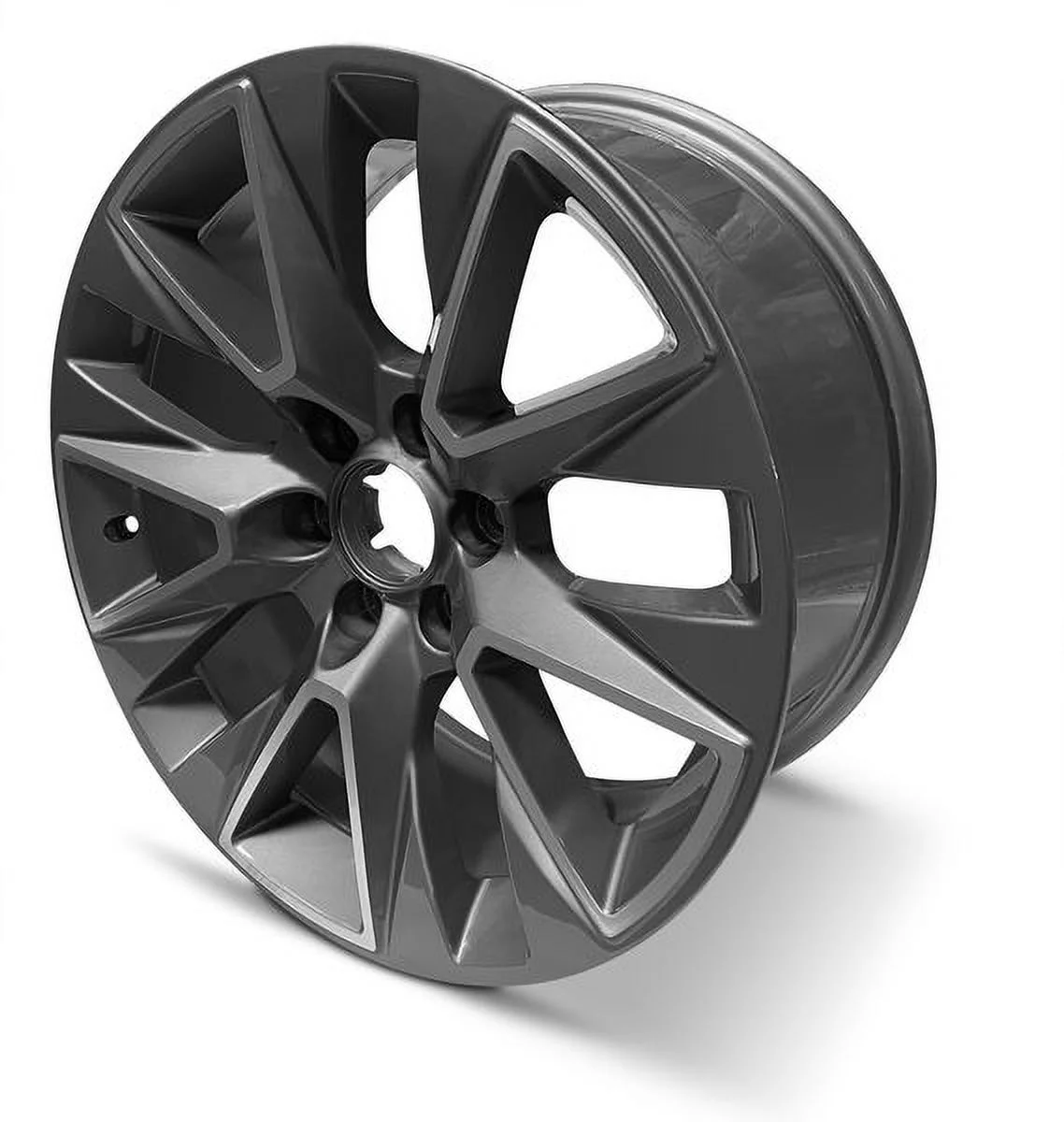 New 20x9 inch Wheel for GMC Sierra 1500 (19-20) Silver Machine Face Alloy Rim