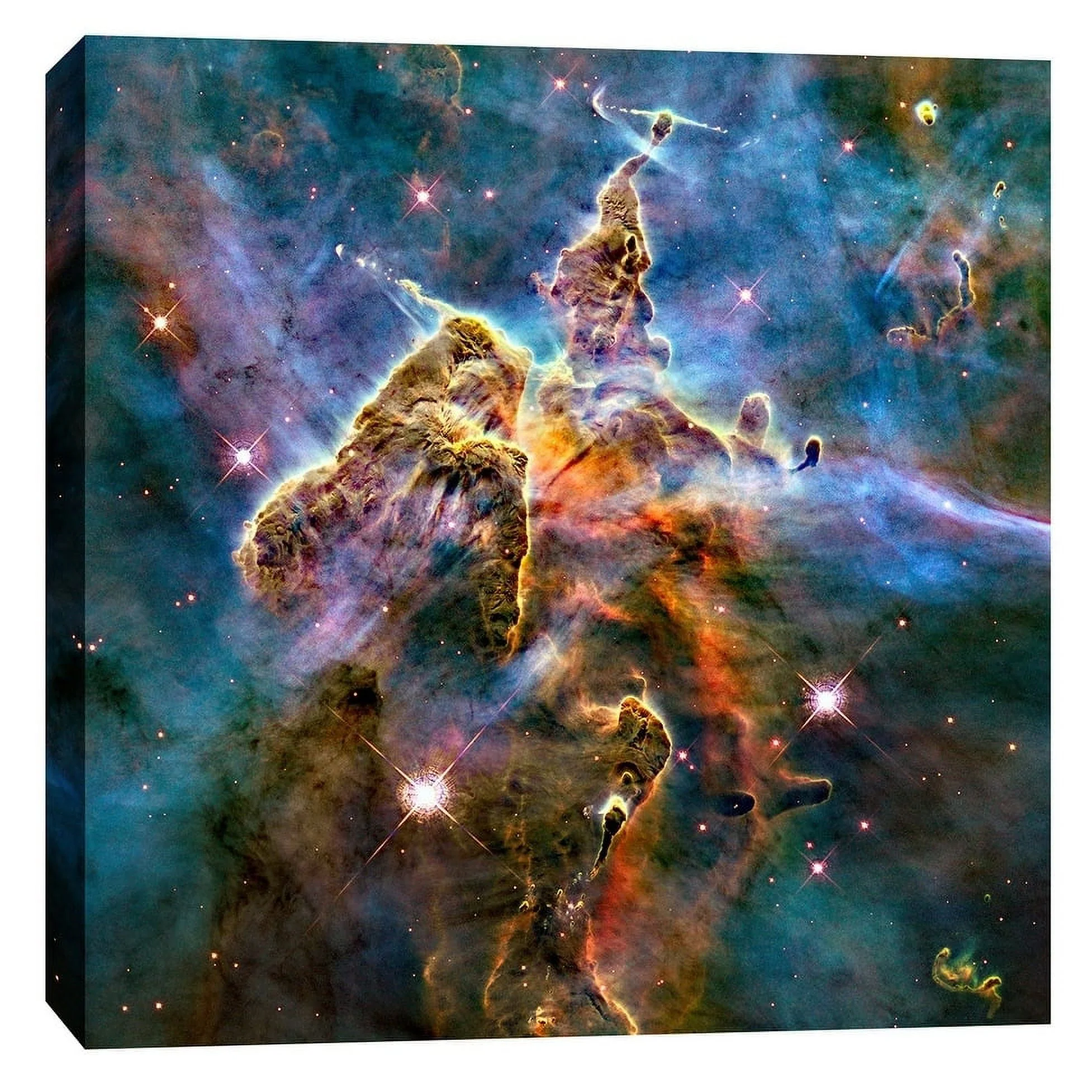 Epic Graffiti ''Mystic Mountain'' Hubble Space Telescope Giclee Photographic Print on Wrapped Canvas