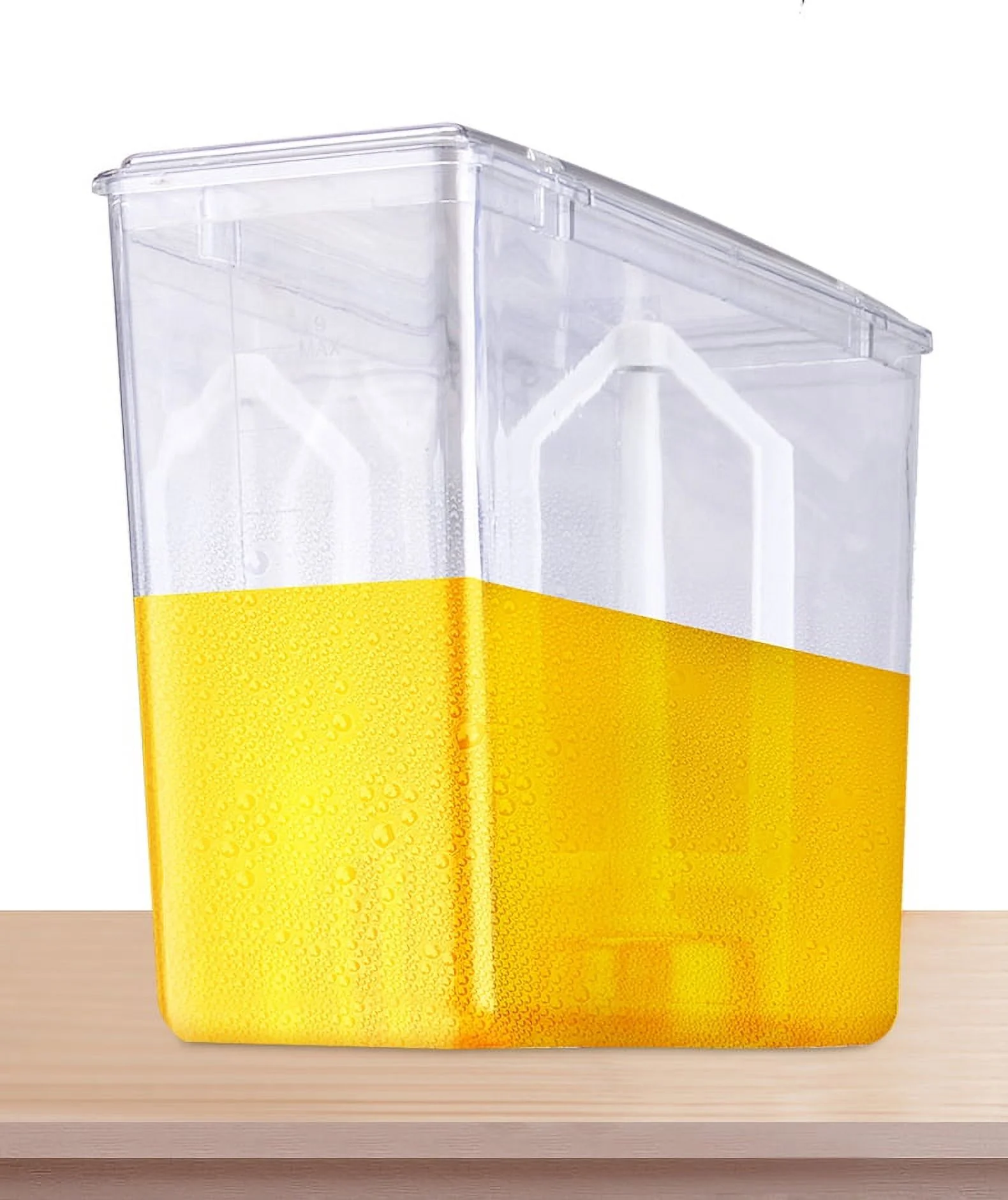 INTSUPERMAI Commercial Self-service Cold Juice Beverage Refrigerated Machine Drink Dispenser Single Cylinder Cafeteria Restaurant 12L