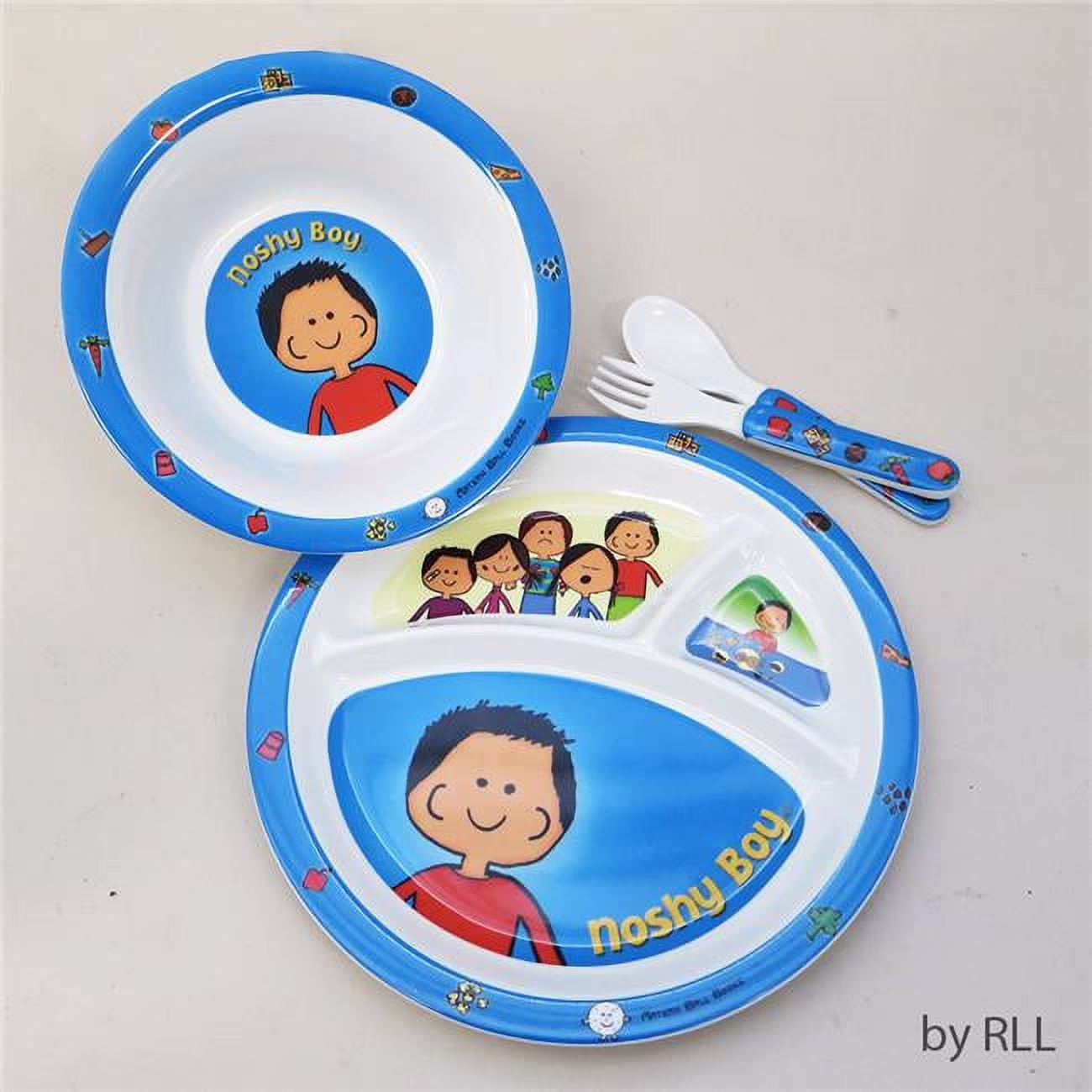 Noshy Boy Kids Melamine Set - 4 Piece