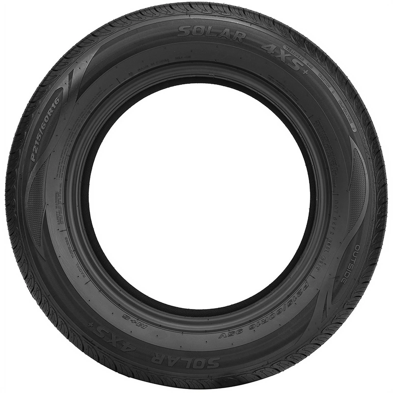 Set of 4 Solar 4XS + 185/65R15 86H Tires