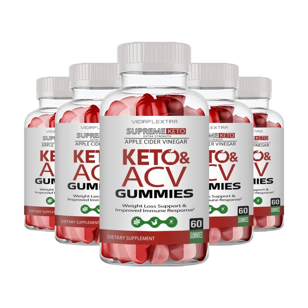(5 Pack)SupremeKeto - Supreme Keto ACV Gummies