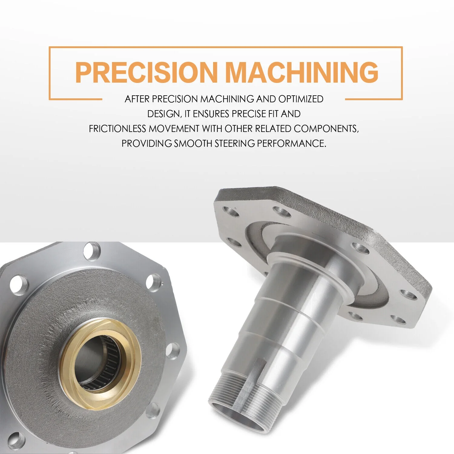 Steering Knuckle Spindle Fit for 1991-1997 Toyota Land Cruiser 4.0L 4.5L