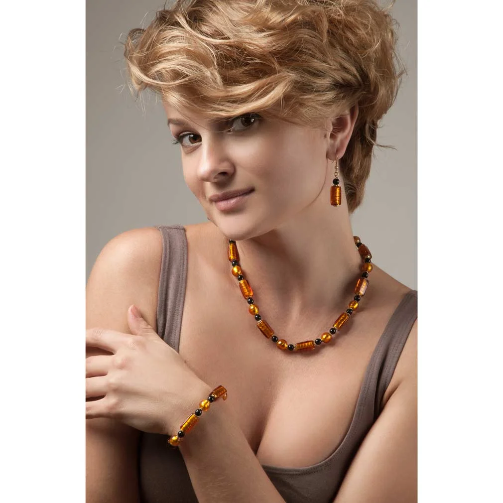 GlassOfVenice Murano Glass Bracelet Ponte Vecchio