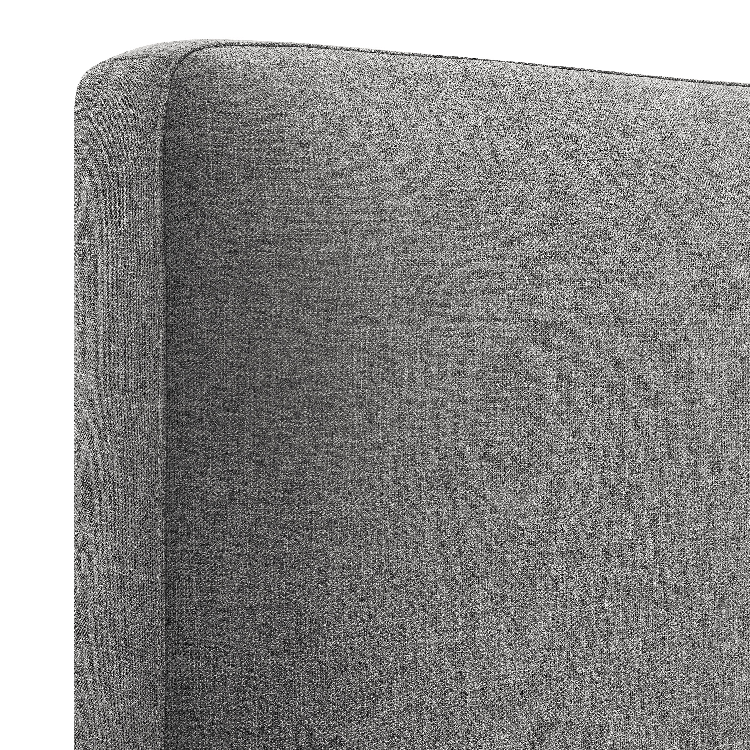 Devon & Claire Luxury Upholstered King Bed, Gray