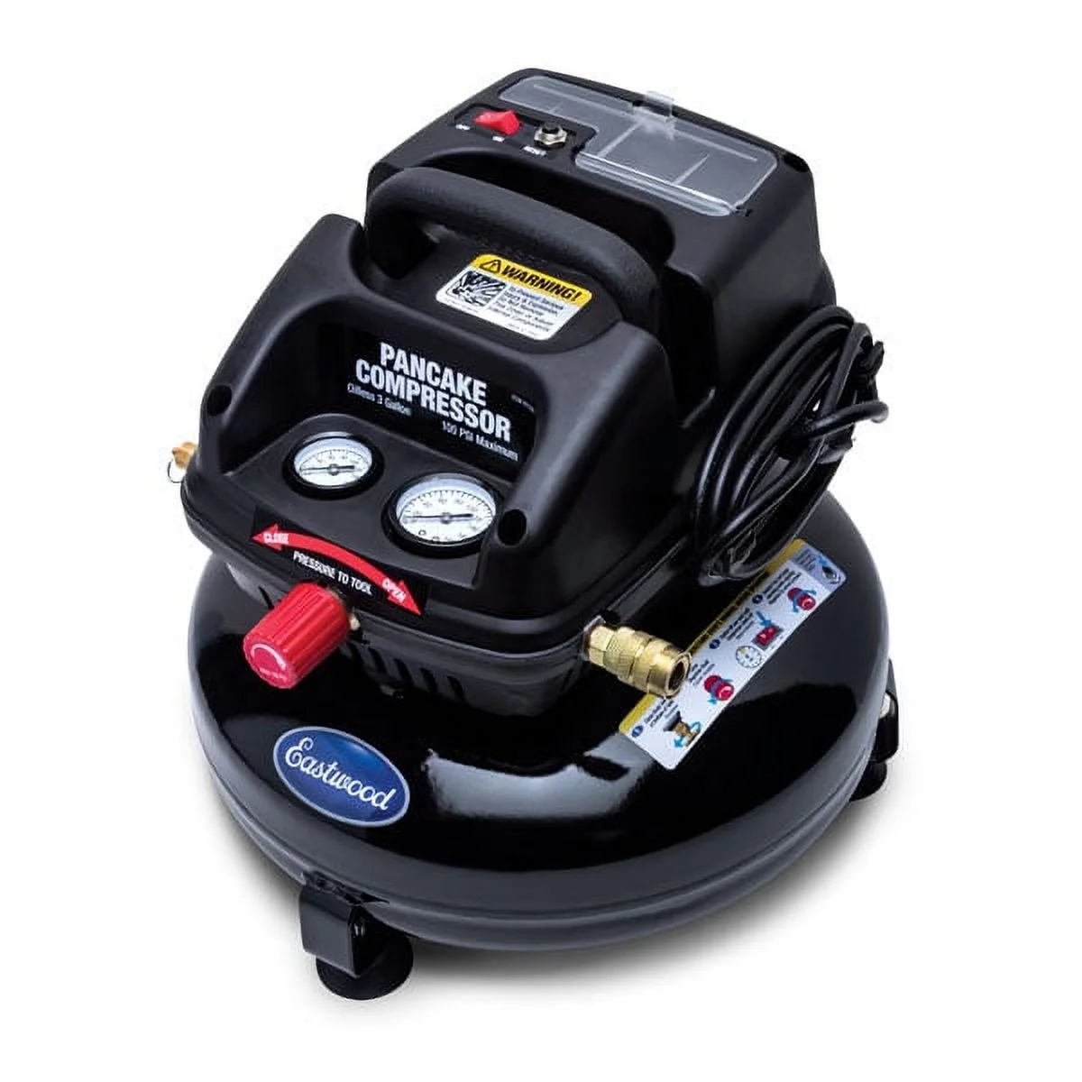 Eastwood 3 Gallon Oil-Less Pancake Air Compressor