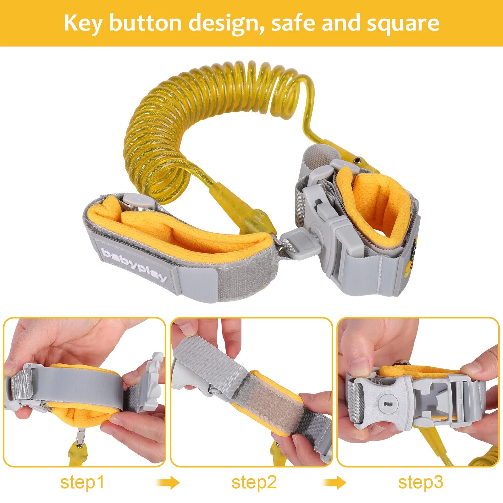 Toddler Baby Anti-Lost Backpack Walking Safety Belt Harness with Leash Bee Butterfly Dinosaur