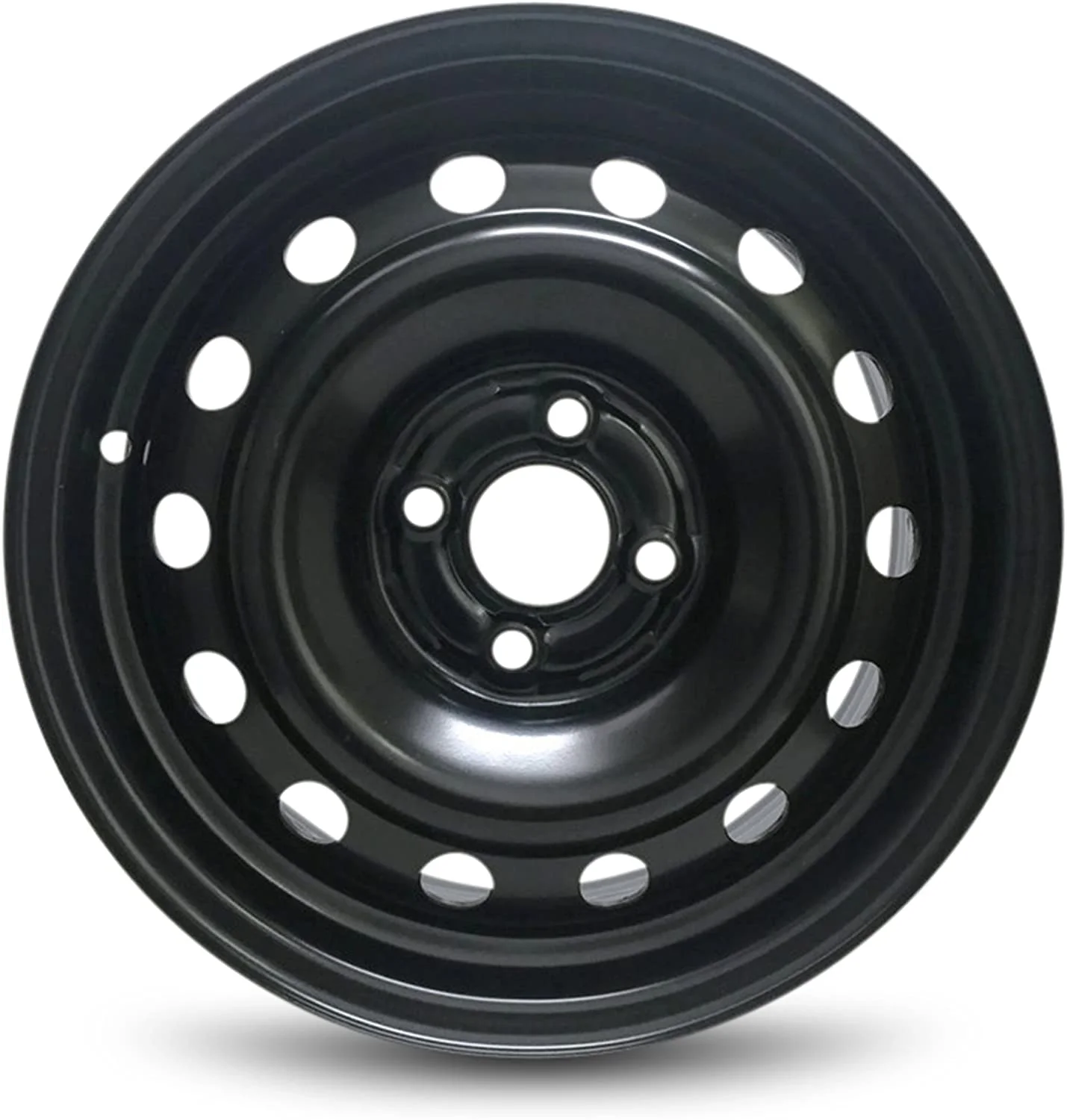 15 Inch Wheel for 2001-2005 Honda Civic 4 Lug Black Steel Rim