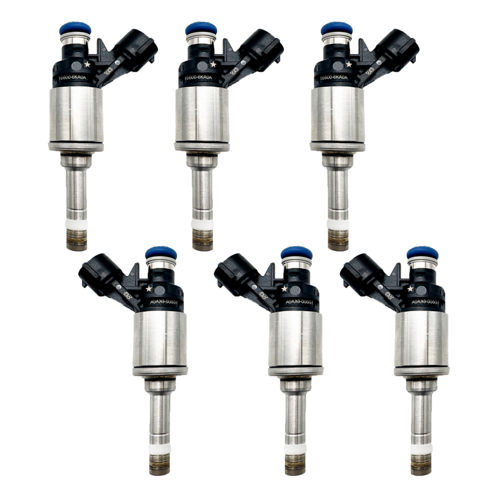 6X Fuel Injector 16600-5CA0A For 2016-2020 Infiniti Q50 Q60 3.0L VR30