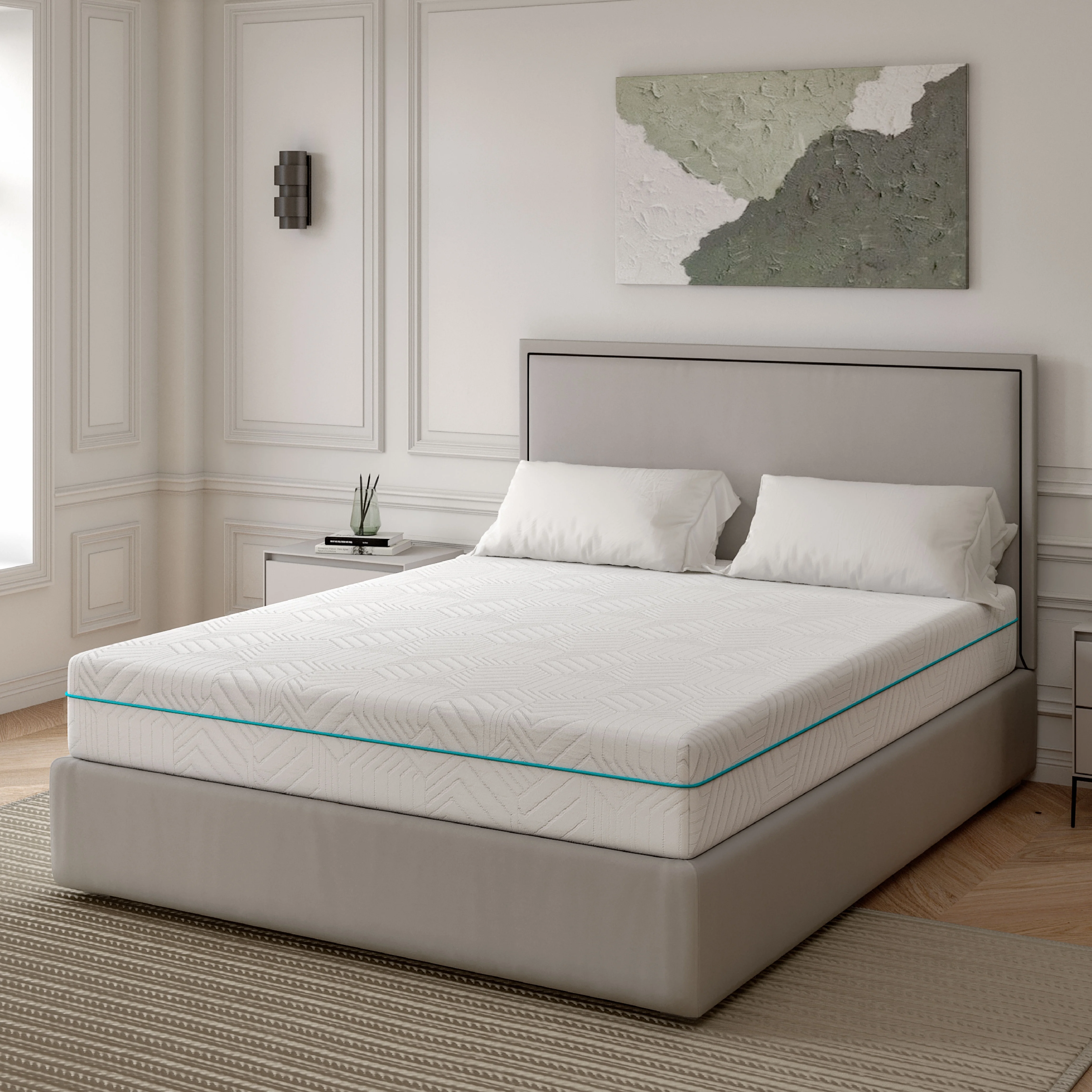 MLILY Essential Up 10 inch King Mattress, Gel Memory Foam Mattress in a Box, Medium