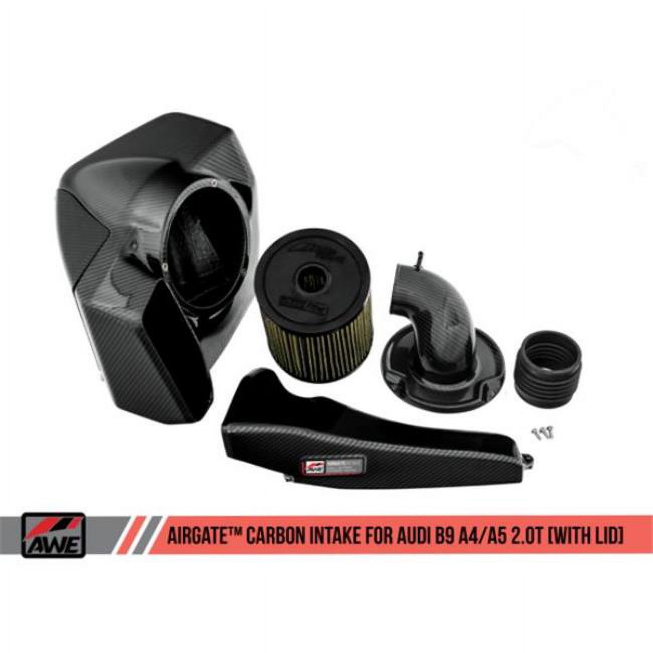 AWE Tuning Audi B9 A4/A5 2.0T Quattro Carbon Fiber AirGate Intake w/ Lid