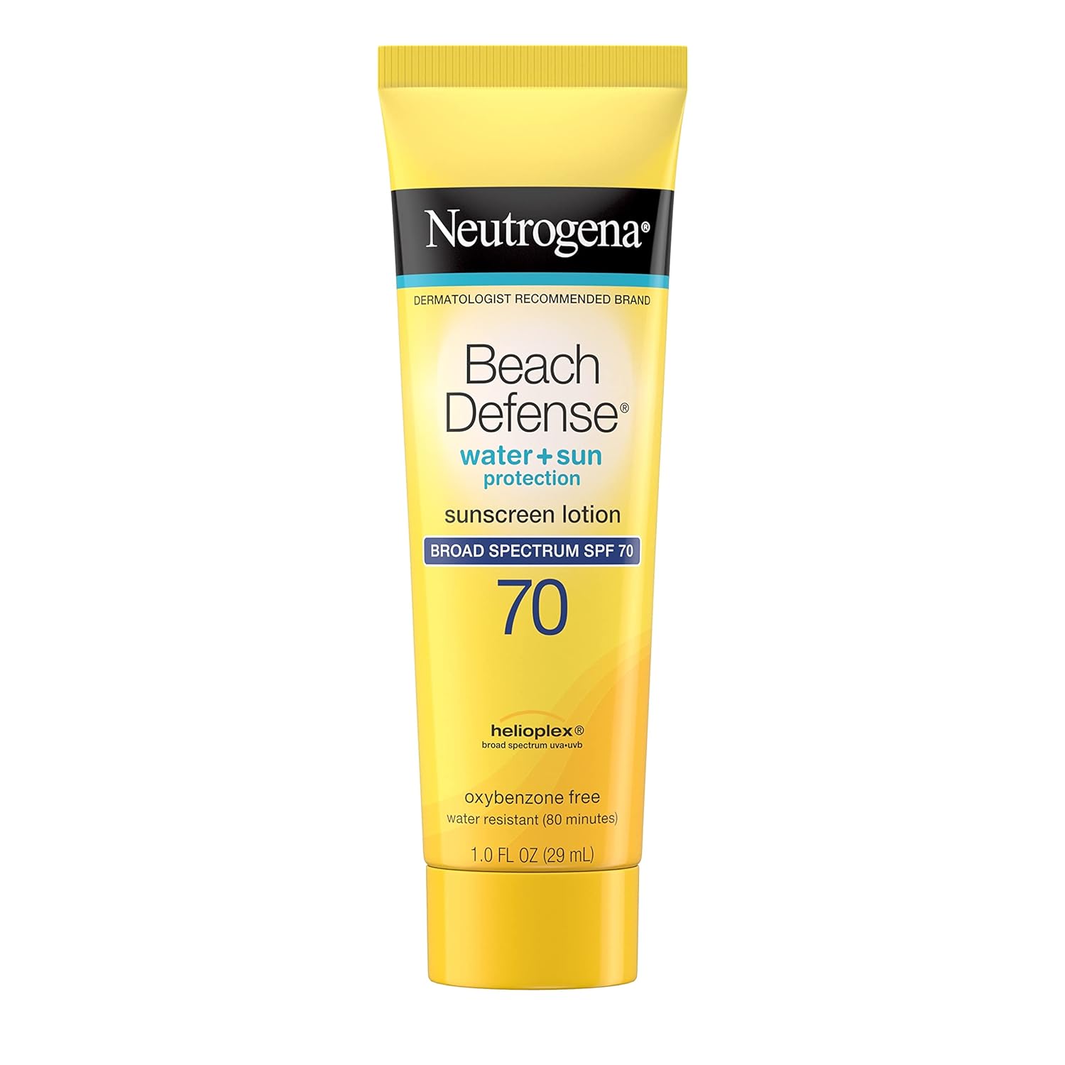 Neutrogena Beach Defense Body Sunscreen Lotion With SPF 70 1.0 fl oz Pack of 3