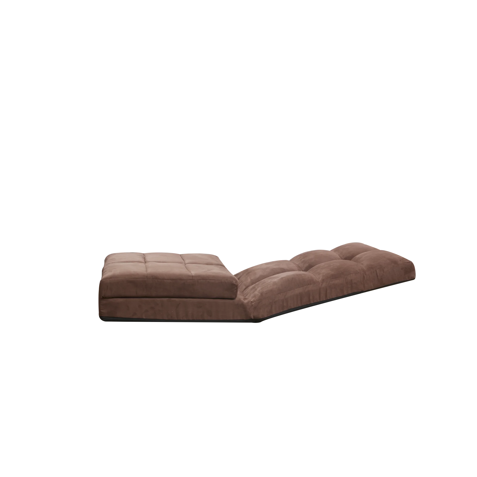 Modern Adjustable Triple Fold Down Sofa Bed, 5 Reclining Positions, Convertible Upholstered Guest Sleeper