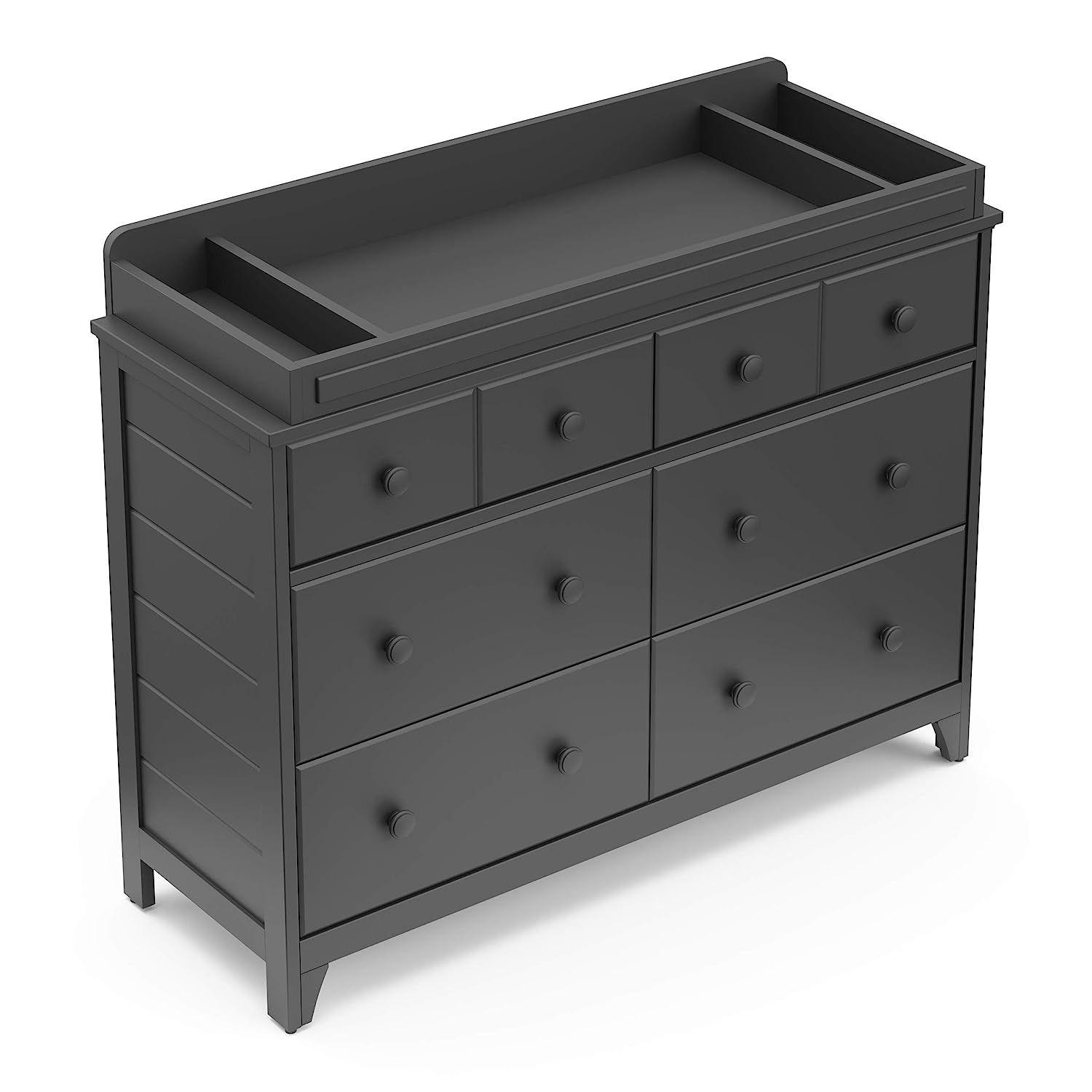 Popular Moss Dresser  6-Drawer  Gray