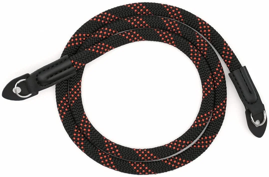 Camera Strap Vintage 100cm Nylon Climbing Rope Camera Neck Shoulder Strap for Micro Single and DSLR Camera