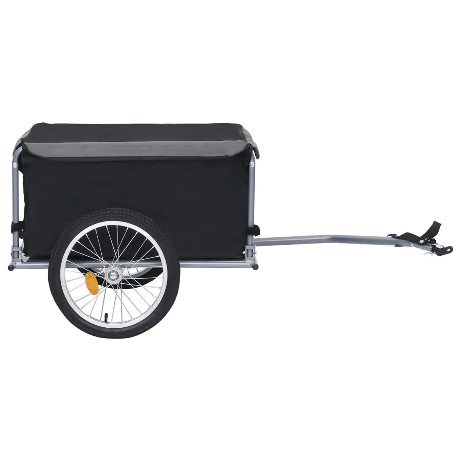 Uteam Bike Trailer in Black and Gray for 143.3 lb Load Capacity