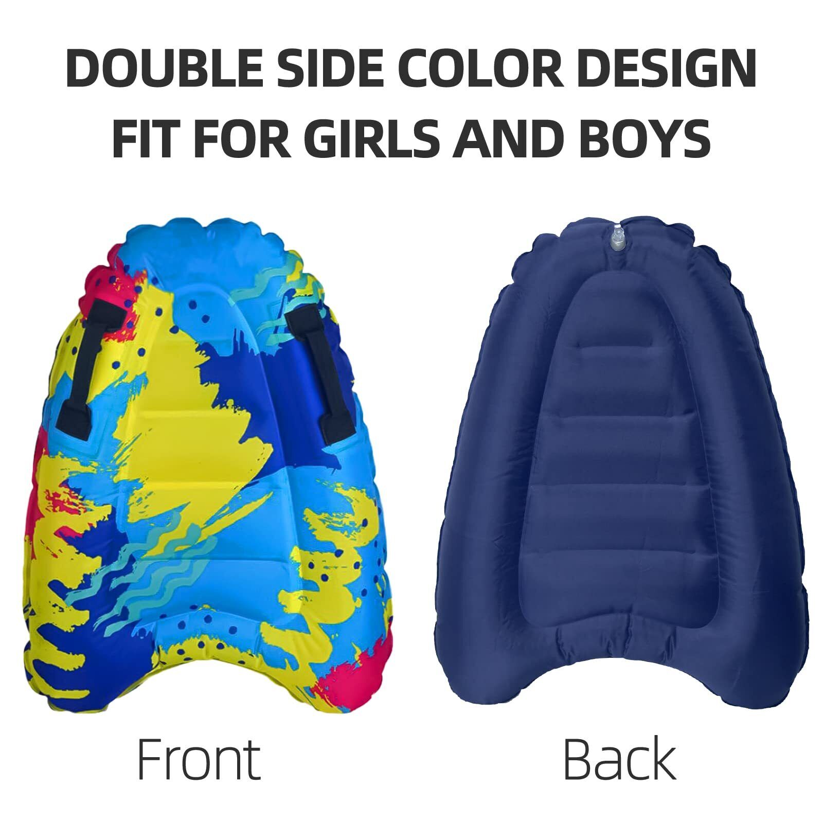 Inflatable Foldable Floating Bed Float Surfboard Beach Swimming Pool Raft Water