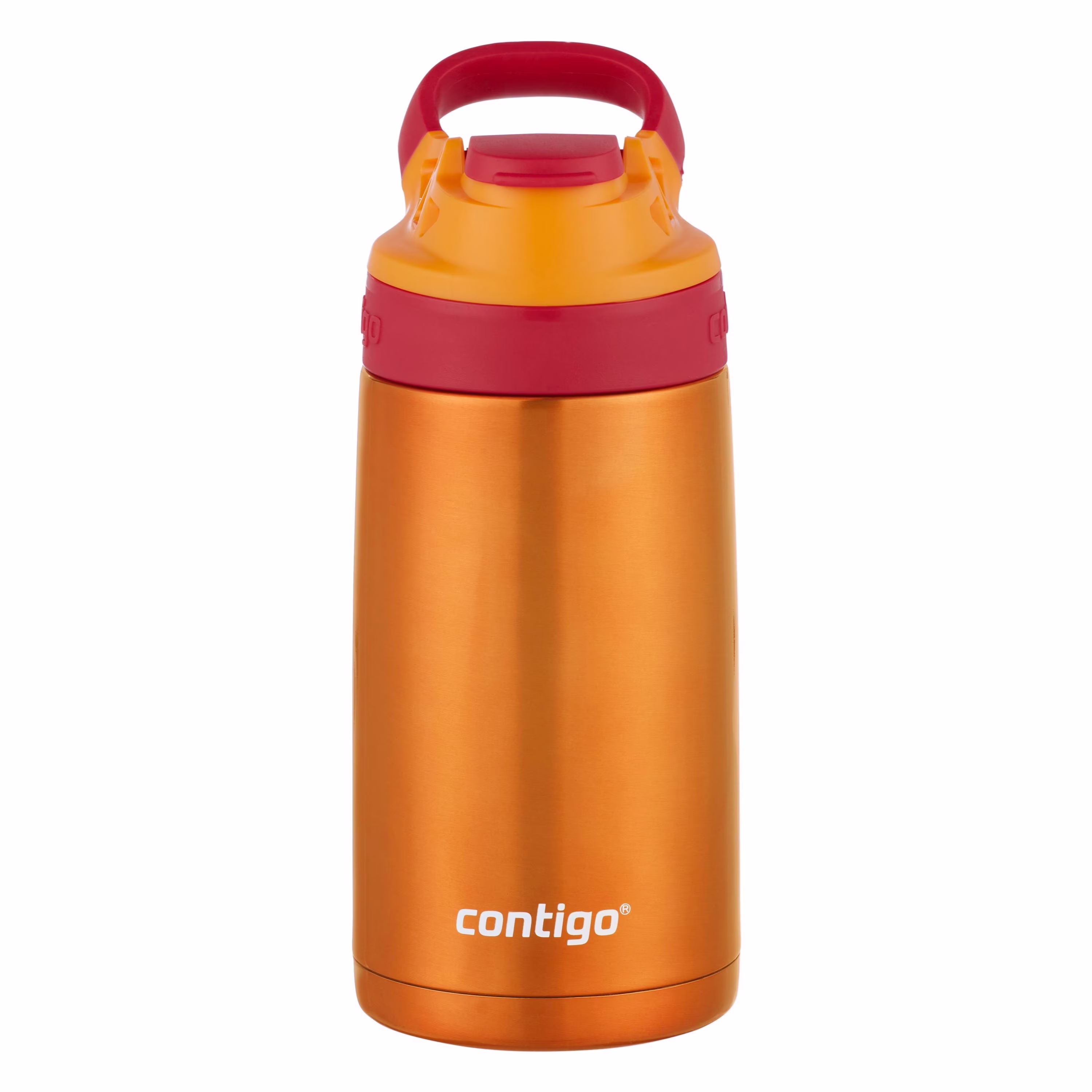 Contigo Kids Stainless Steel Gizmo Sip Water Bottle, 13 fl. oz. in Orange