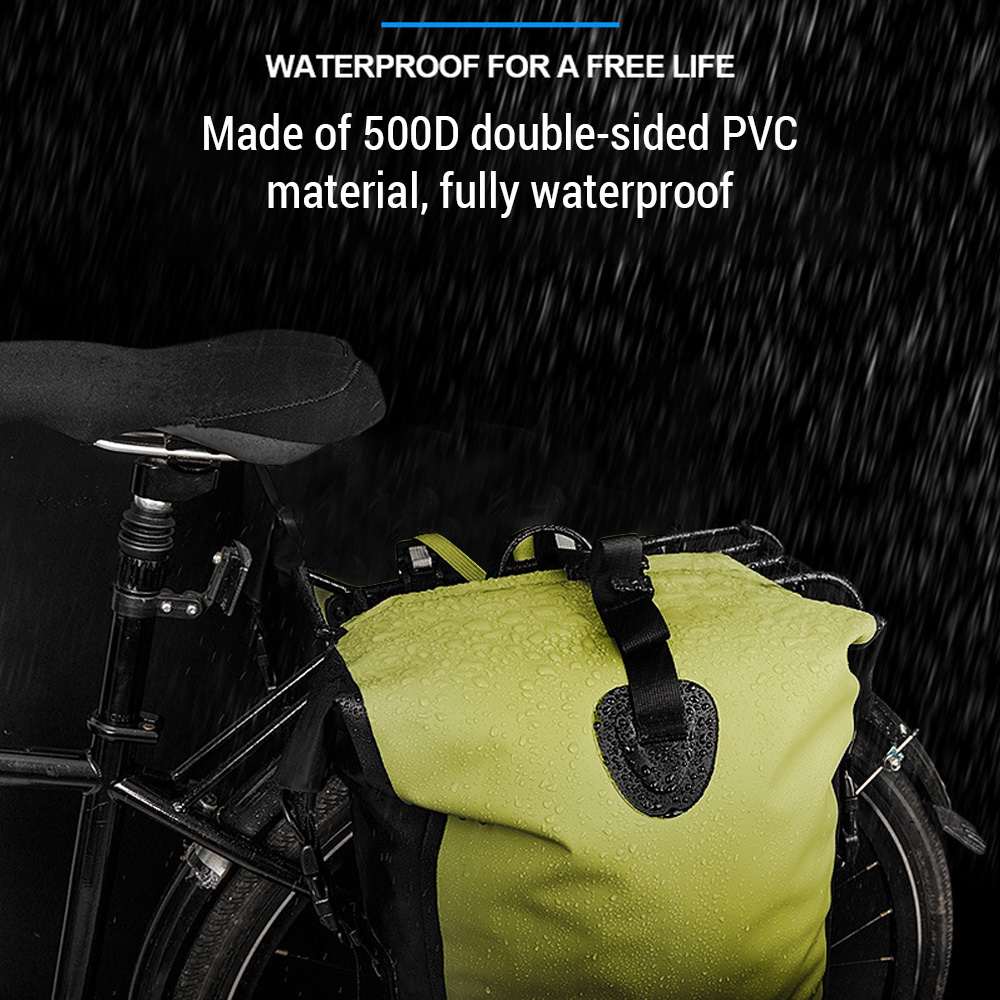 AFISHTOUR Bike Rear Rack,Bike 25l Rear Waterproof Bike 25l Rear Bike Saddle 25l Rear Bike