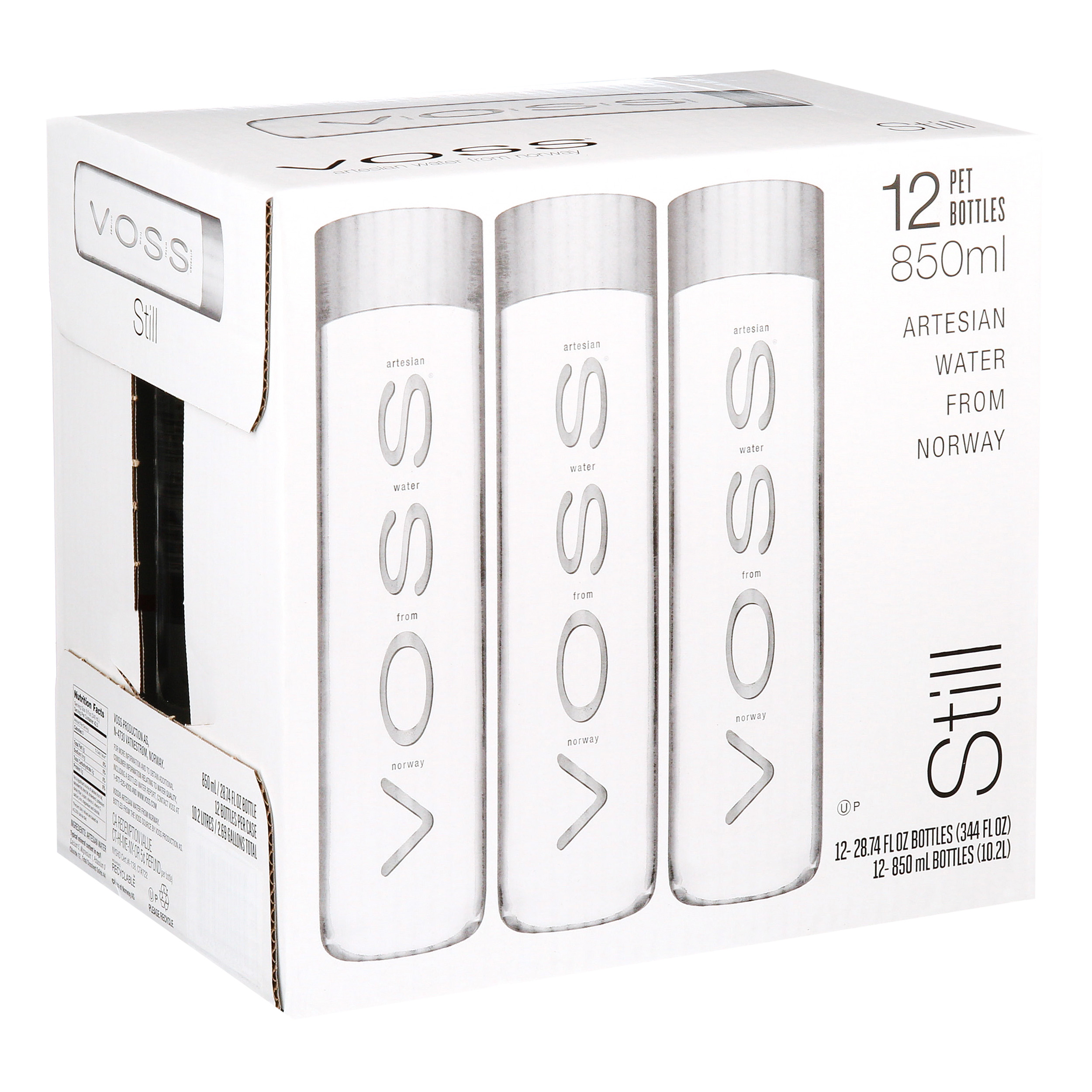 VOSS Artesian Waters, 28.7 Fl Oz, Bottles (2 Packs Of 6)