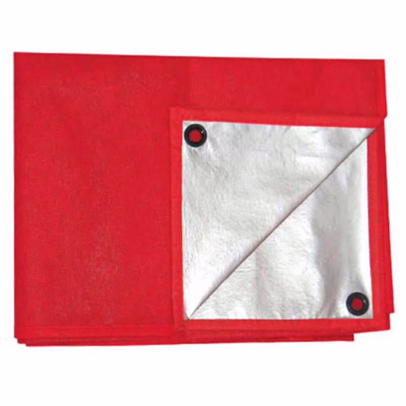 MT5X7REDSILVERPICNIC 5 x 7 ft. Picnic Tarp, Red & Silver