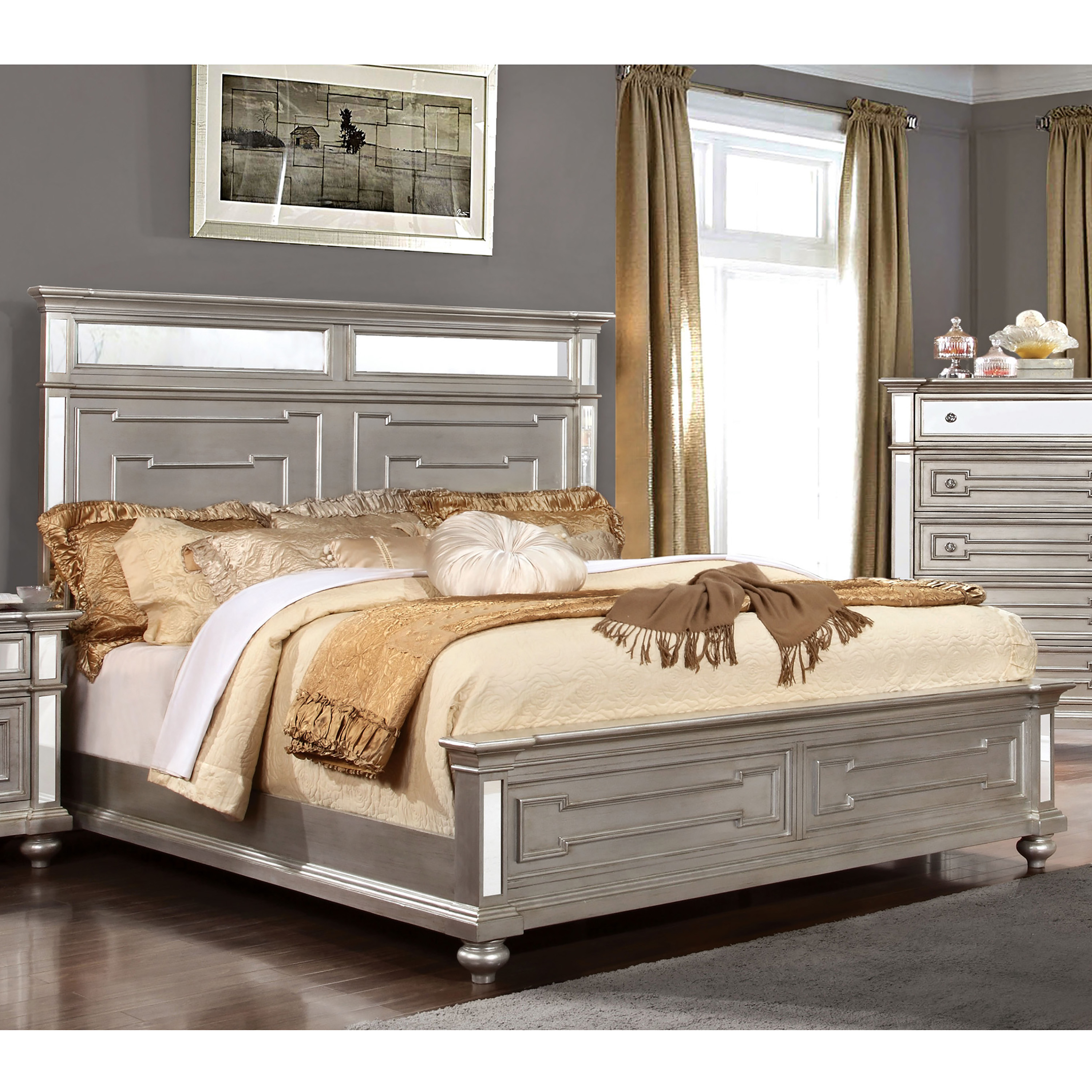 Furniture of America Farrah Transitional California King Bed