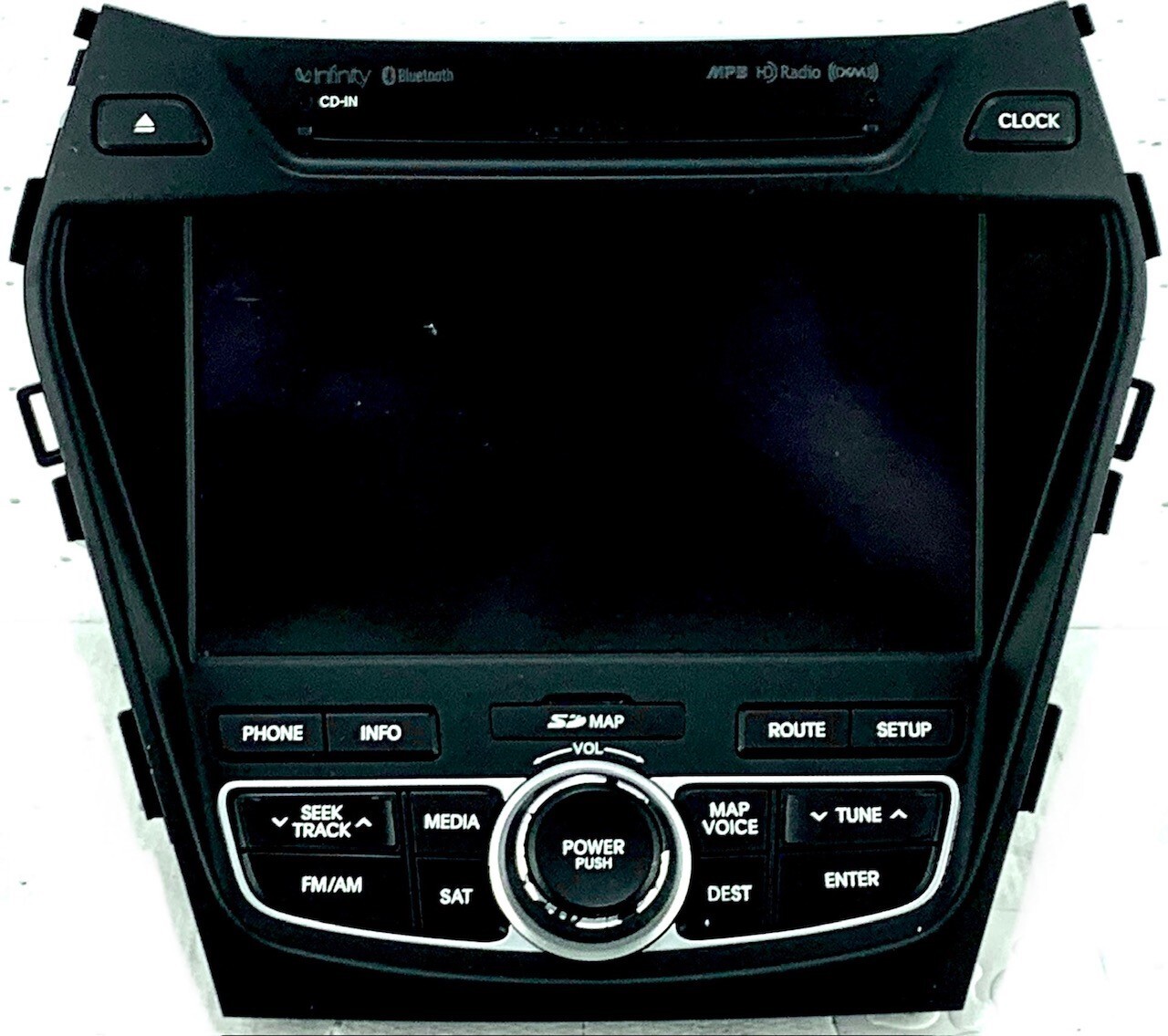 Pre-Owned 2013-2016 Hyundai Santa Fe Receiver w/ Navigation w/ Display ID 96560BB1124X OEM (Good)
