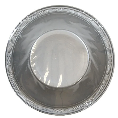 Hanna K, Plastic Bowl, 15oz, Silver, 50ct