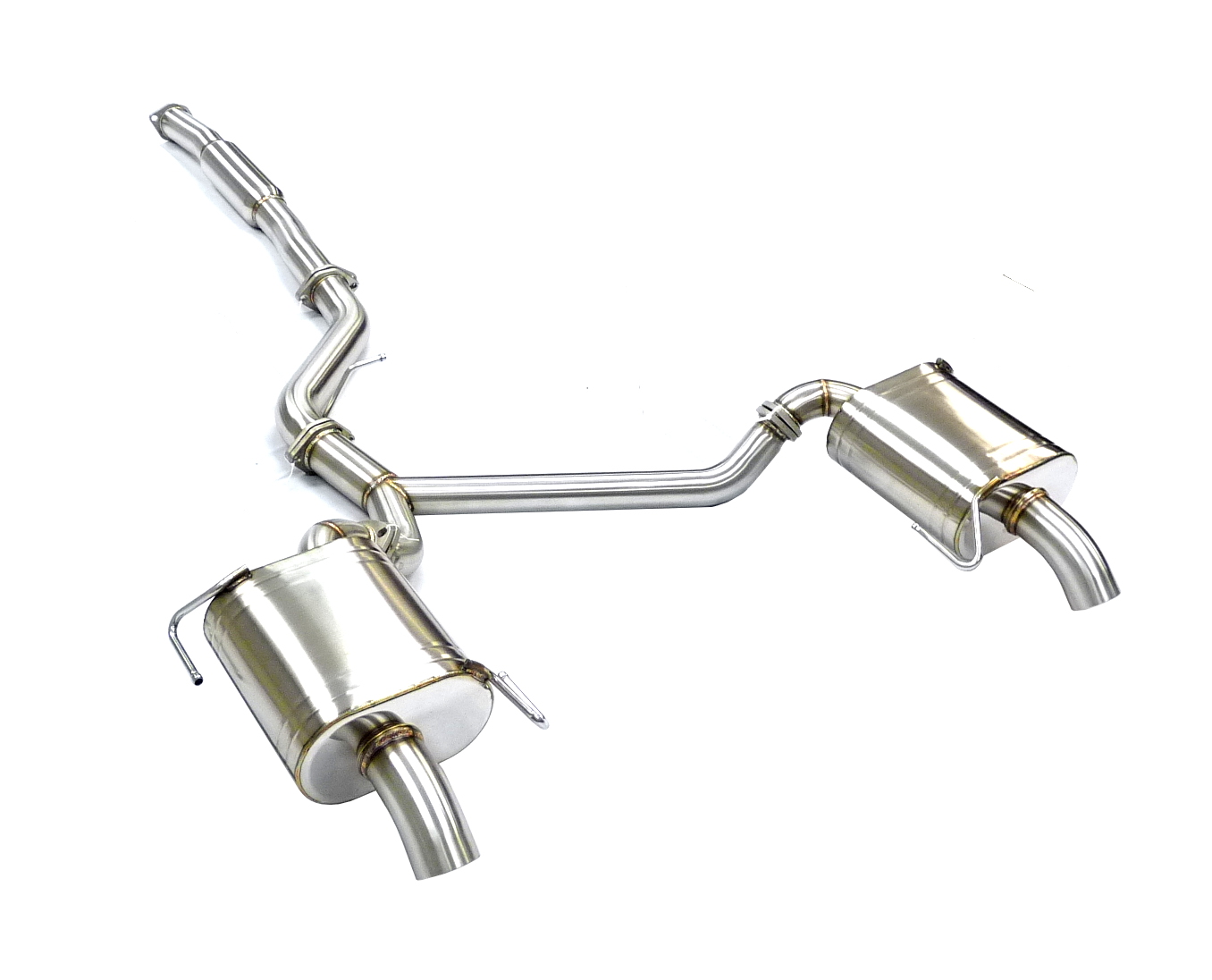 Stainless Steel Catback Exhaust Fitment For 05 to 09 Subaru Legacy GT Sedan/Wagon, Outback XT By MHP