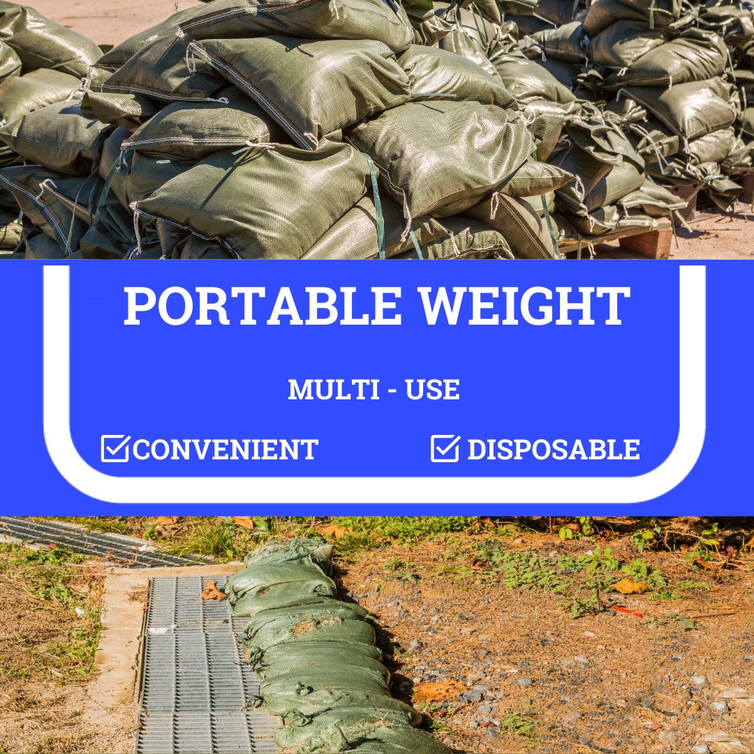 DURASACK Heavy Duty Sand Bags with Tie Strings (Bundle of 50) - 14