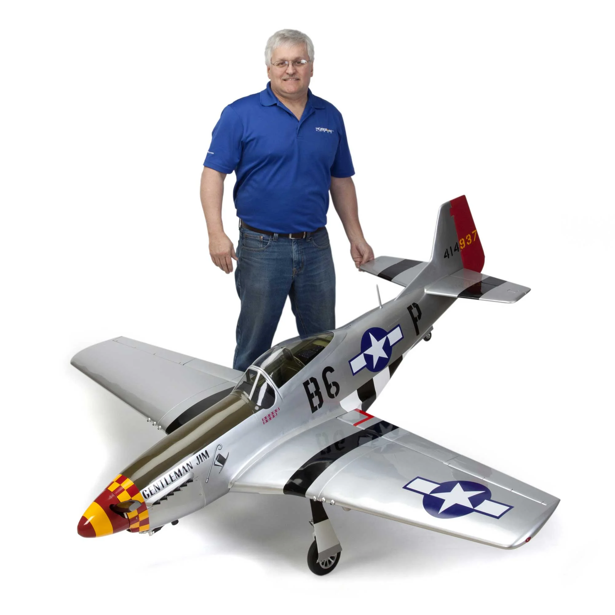Hangar 9 P-51D Mustang 60cc ARF 2 Boxes HAN4770 Airplanes ARF Giant