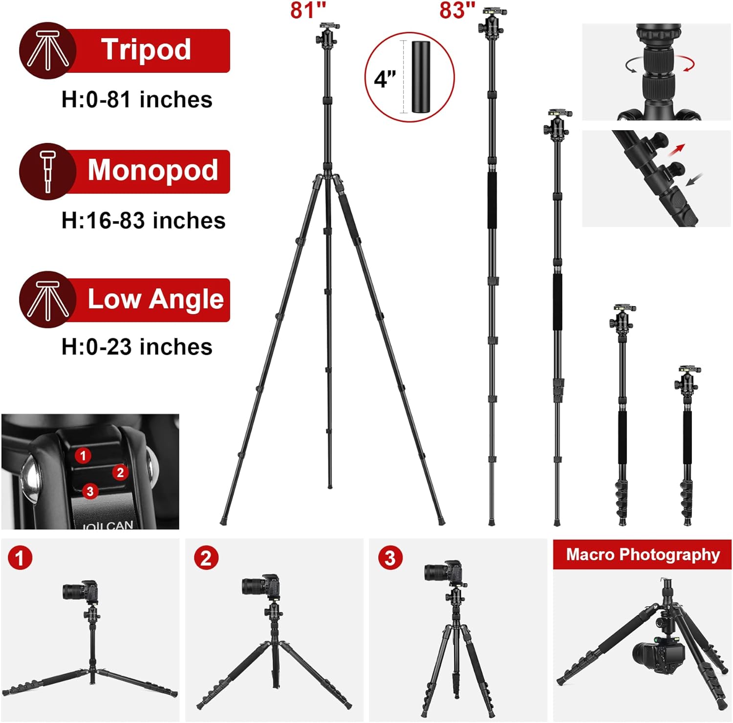 Tripod for Camera, 81