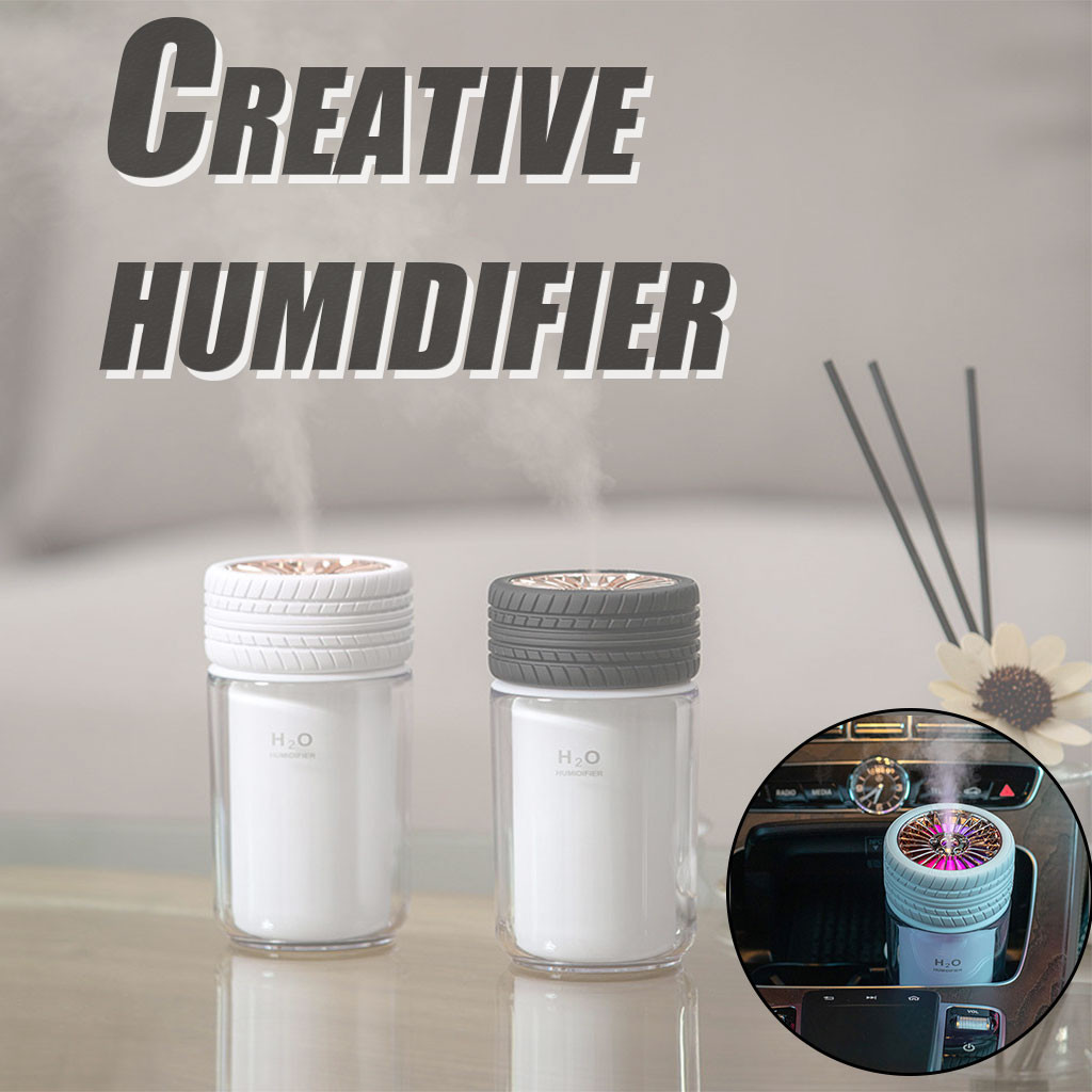 Randolph Creative Tire Humidifier Spray With USB Night Light Tire Air Purifier Humidifier