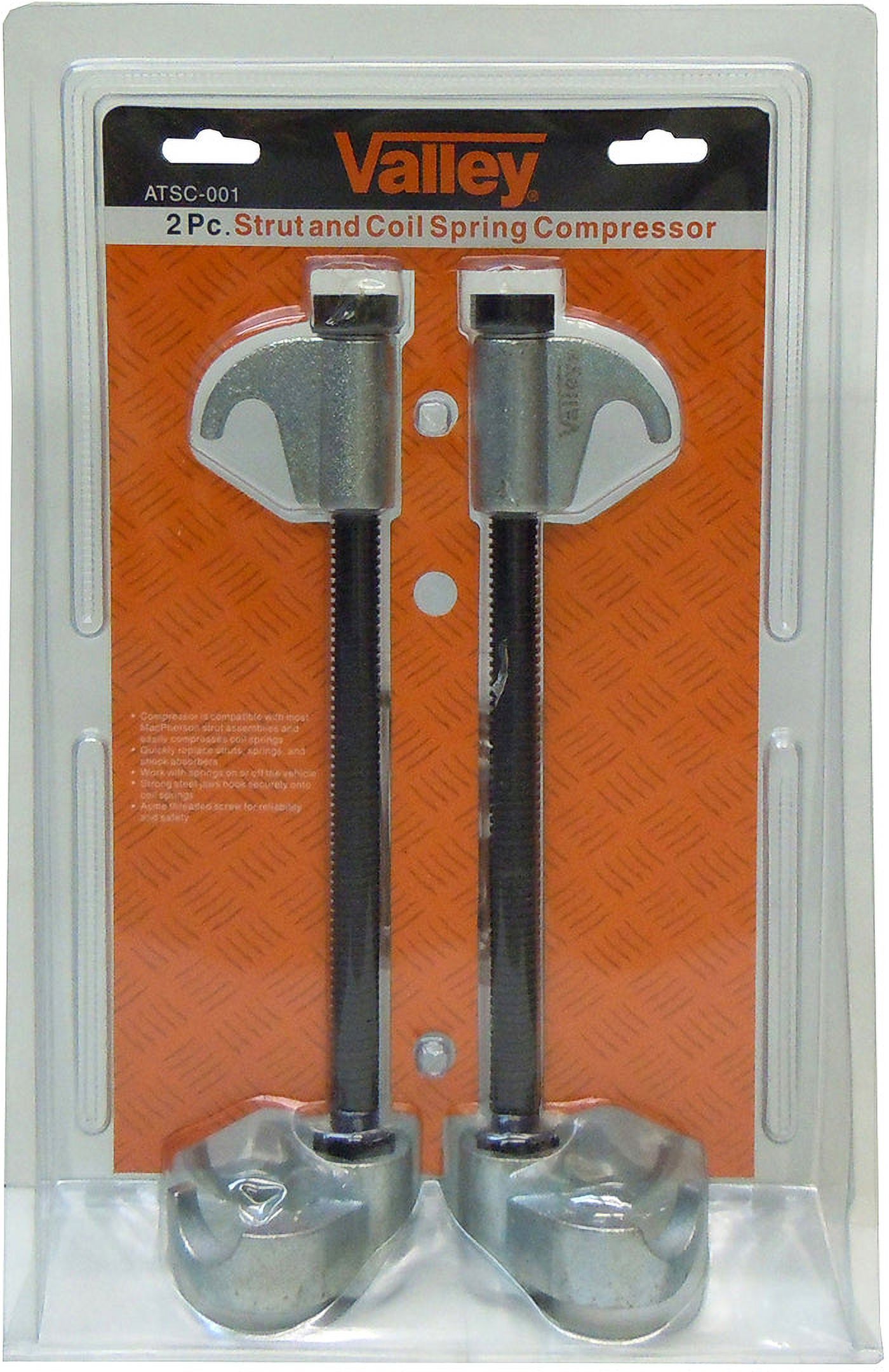 VALLEY ATSC-001 2-PIECE STRUT & COIL SPRING COMPRESSOR