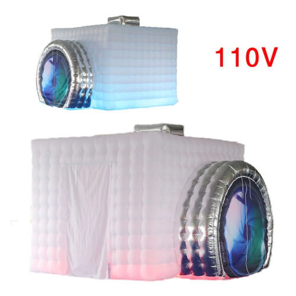 Inflatable Photo Booth Tent Camera Shape Wedding Tent with Blower 110V