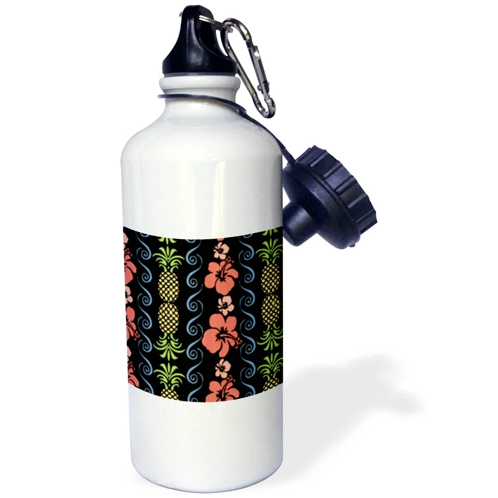 Hawaiian Floral 21 oz Sports Water Bottle wb-23446-1