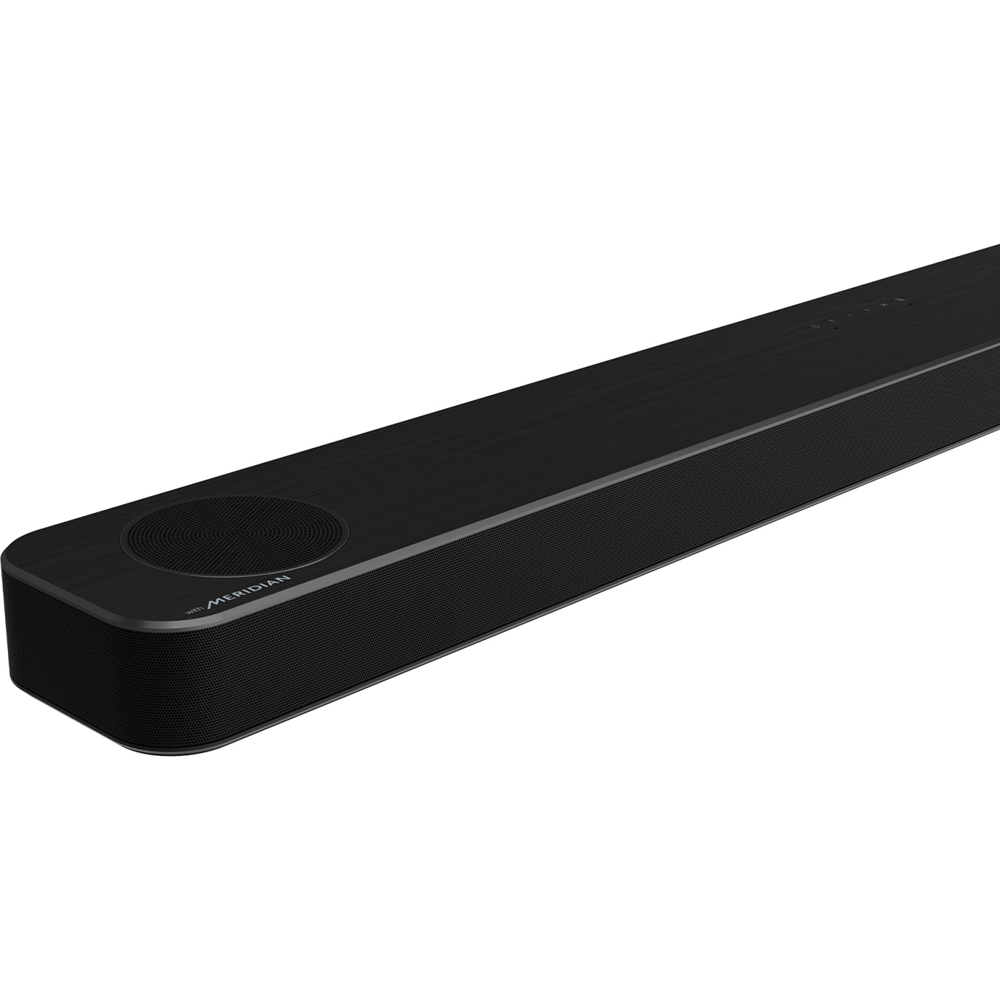 LG SP8YA Sound Bar with Subwoofer, 3.1.2ch, 440W Power, Dolby Atmos, DTS:X, Meridian Audio, High Res Audio (24-bit/96 kHz), Dolby Vision and HDR10, 2021 - (Open Box)