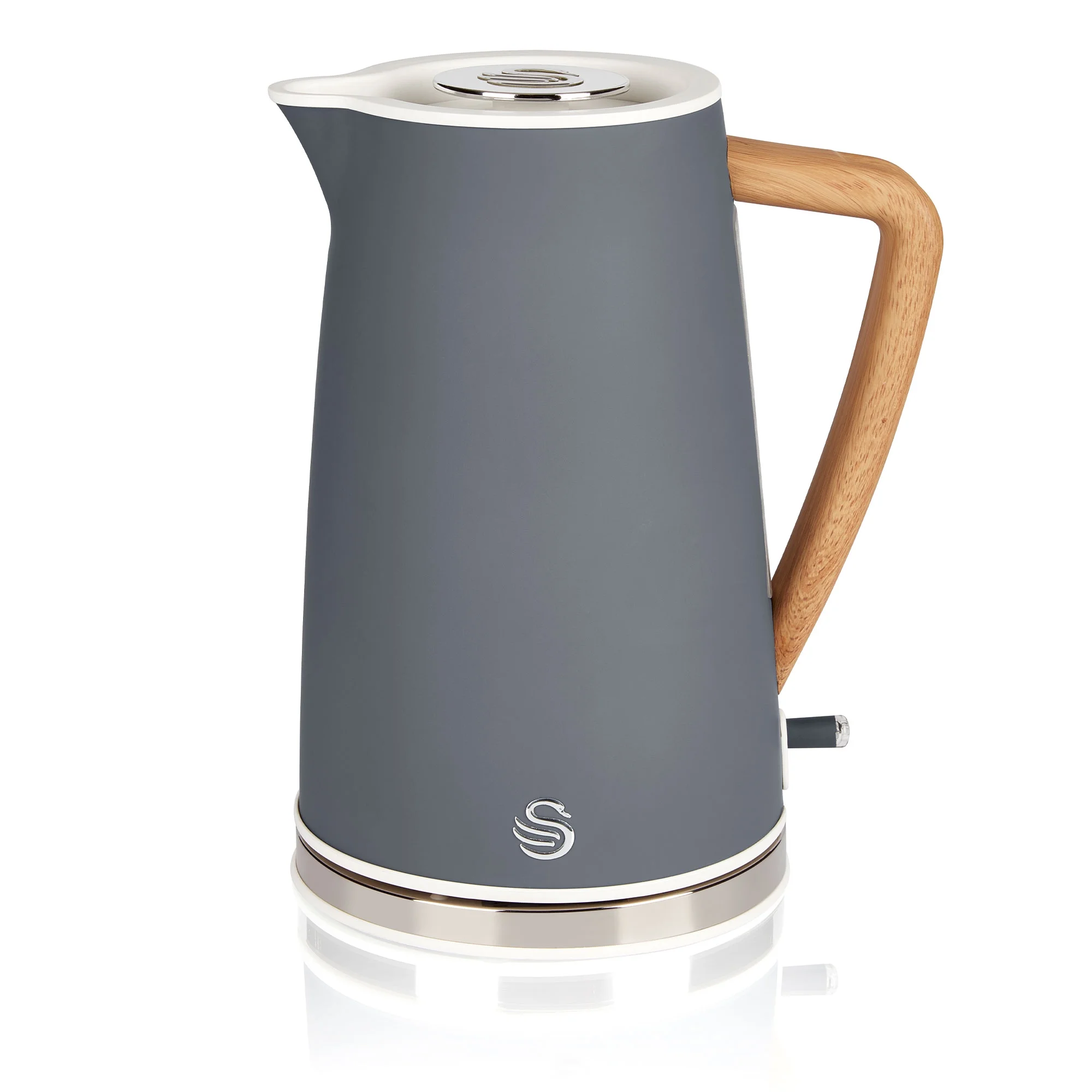 Swan SK14610GRYN Nordic Style Cordless Kettle 1.7L - Slate Gray